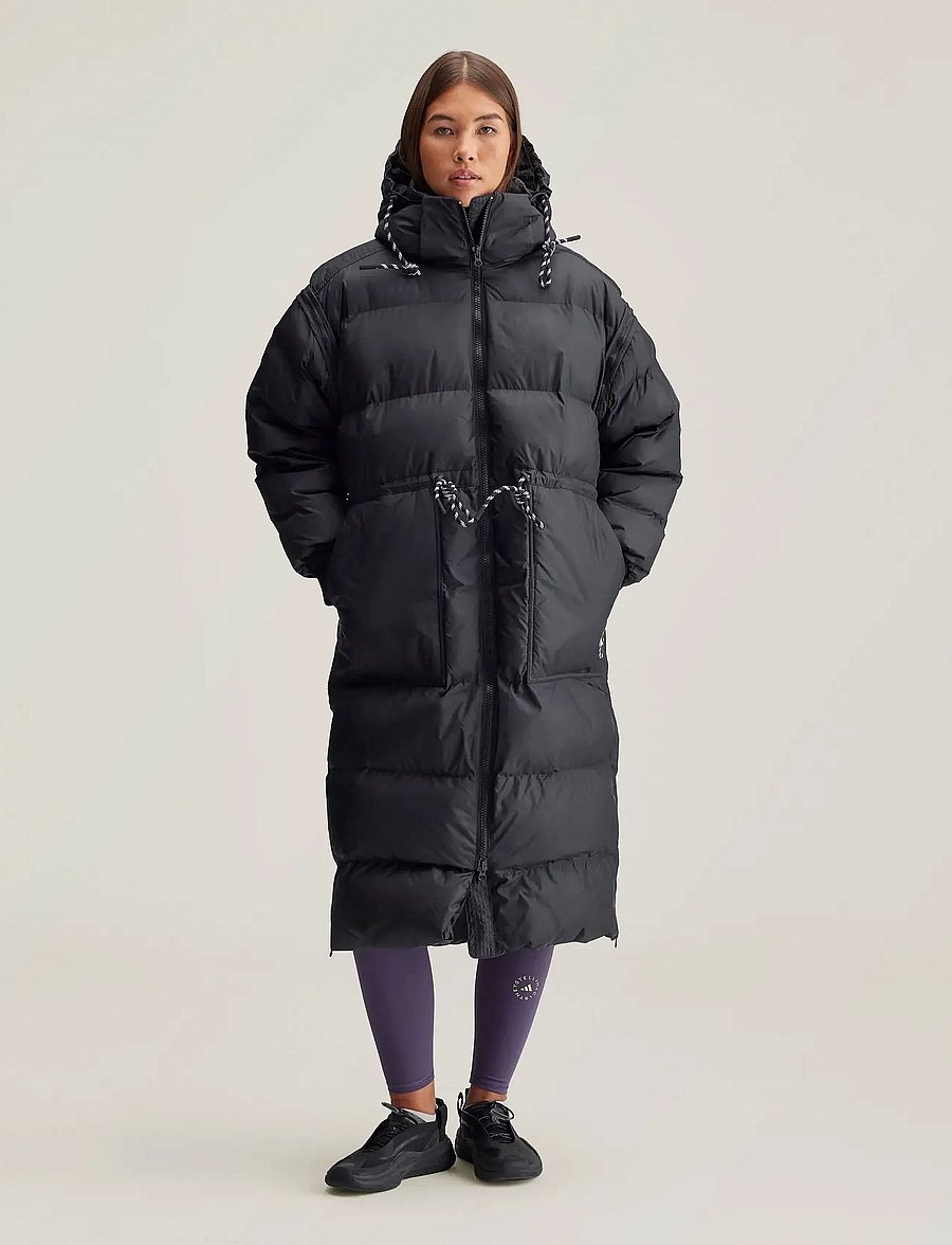 adidas by Stella McCartney - aSMC LONG PUFFA - black - 0