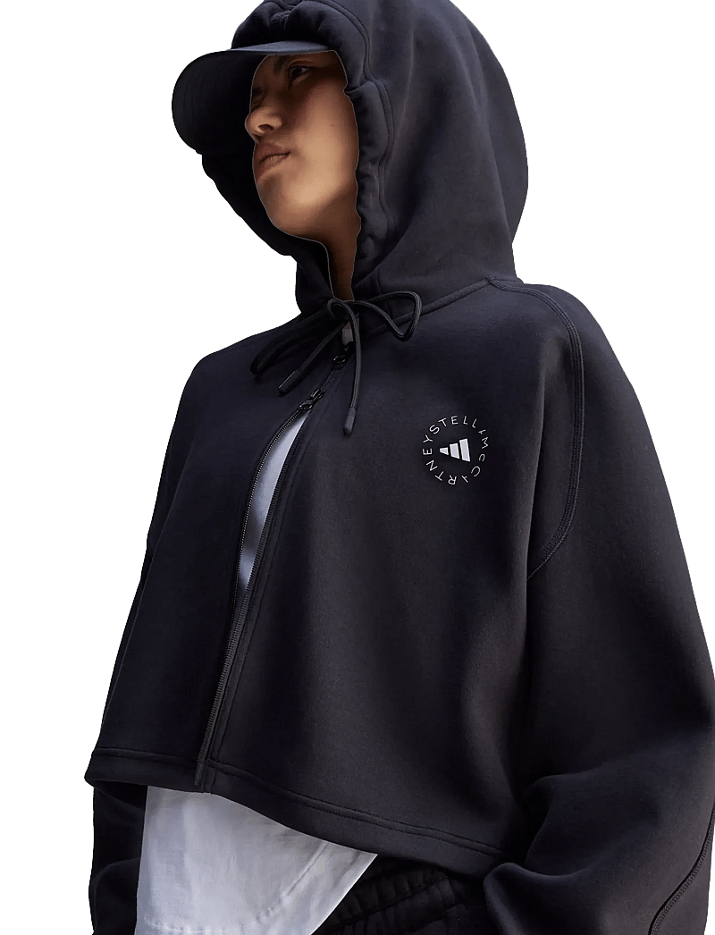 adidas by Stella McCartney - aSMC CRO HOODIE - oberteile - black - 5