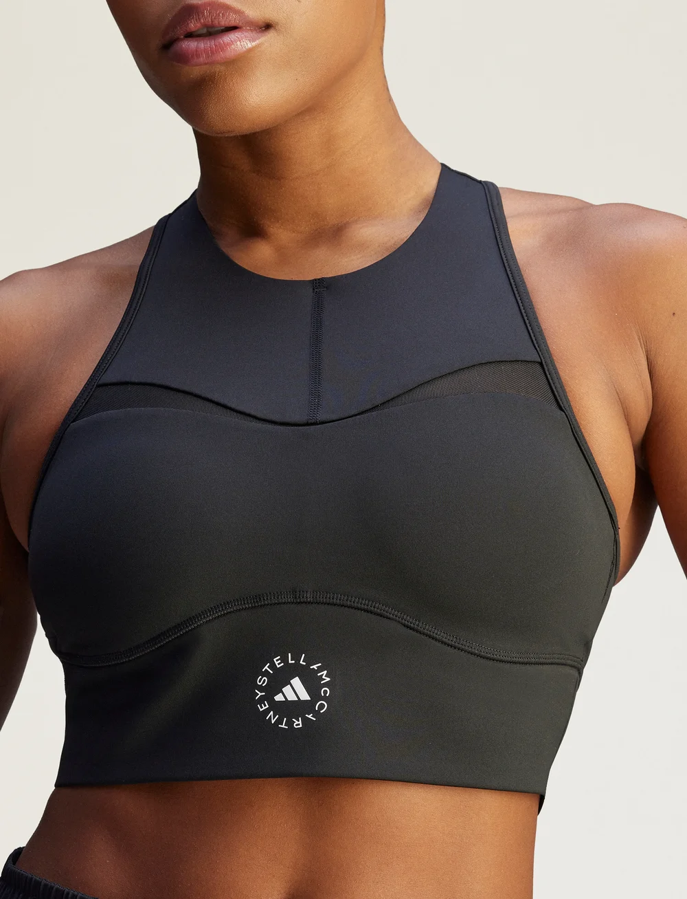 adidas by Stella McCartney - aSMC TPR CROP - crop tops - black - 3