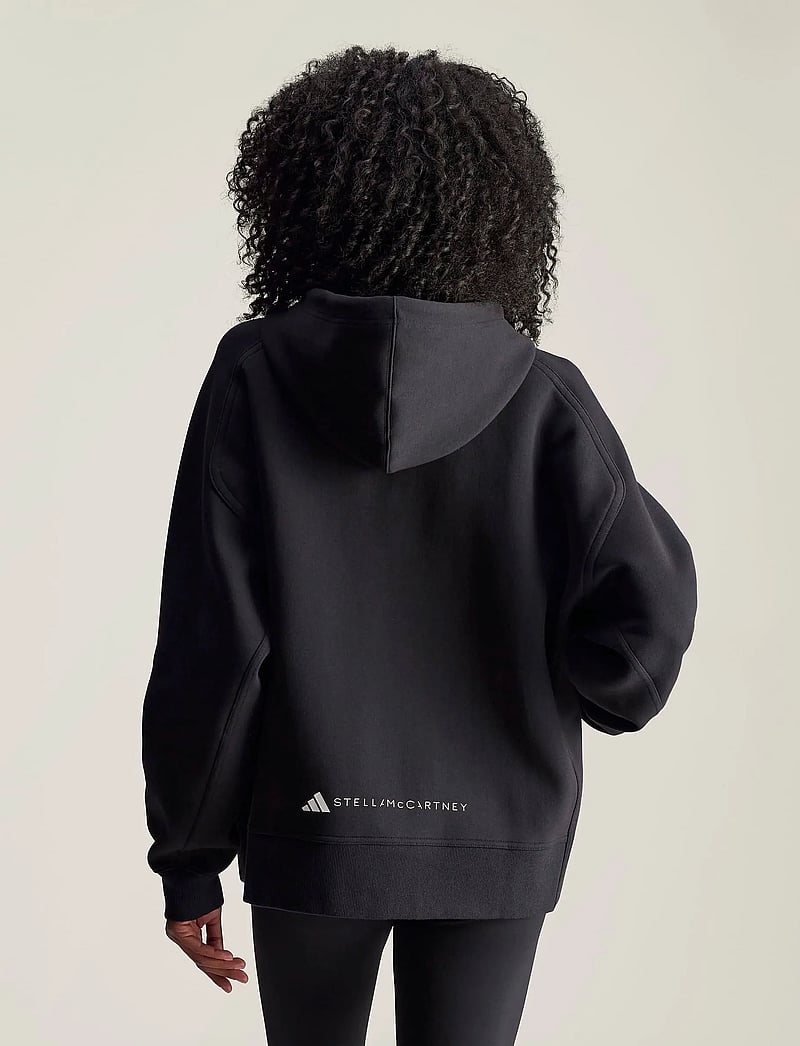 adidas by Stella McCartney - aSMC FZ HOODIE - huvtröjor - black/white - 5