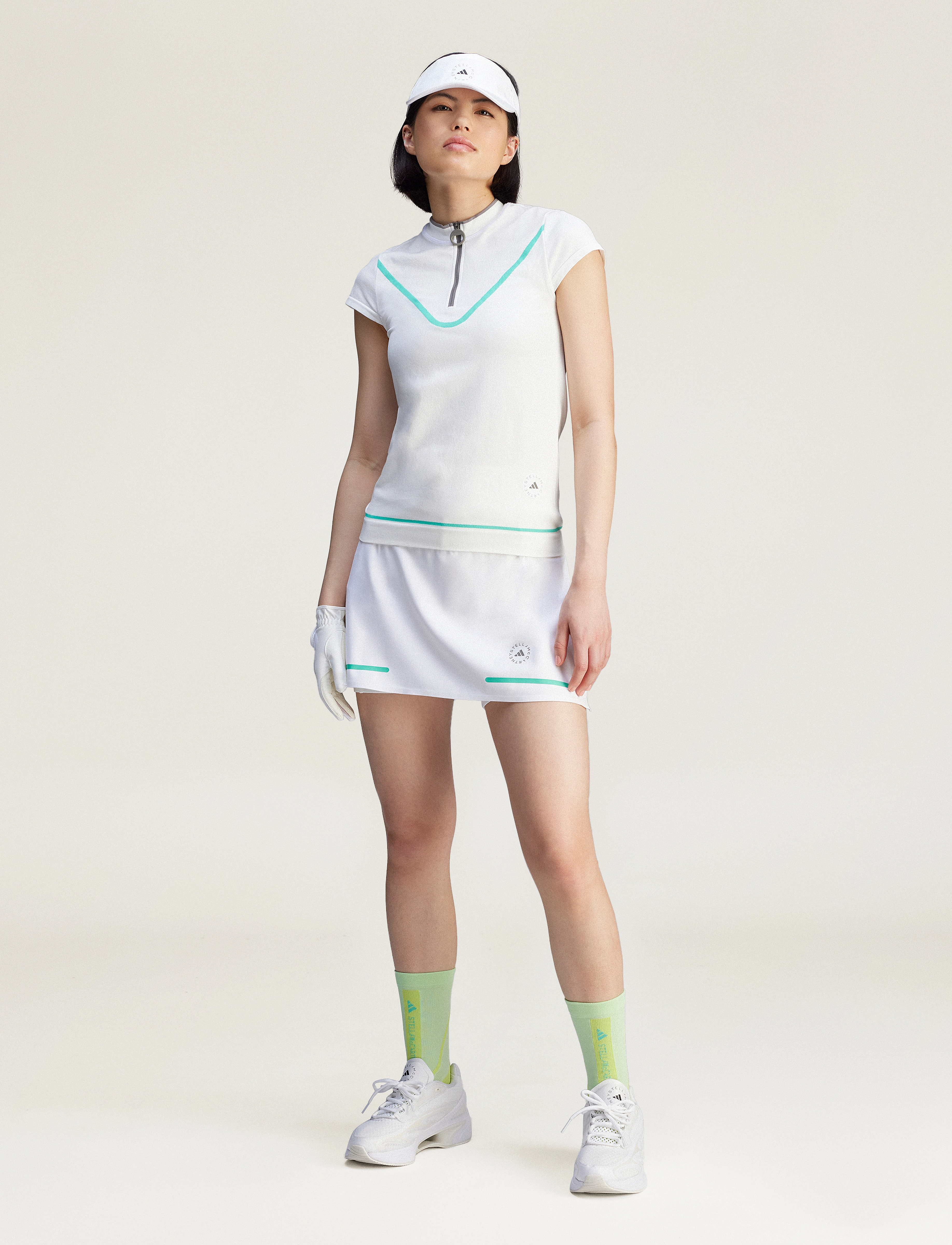 adidas by Stella McCartney Asmc Golf Skort, Golf Skort, Hvid, Str: L