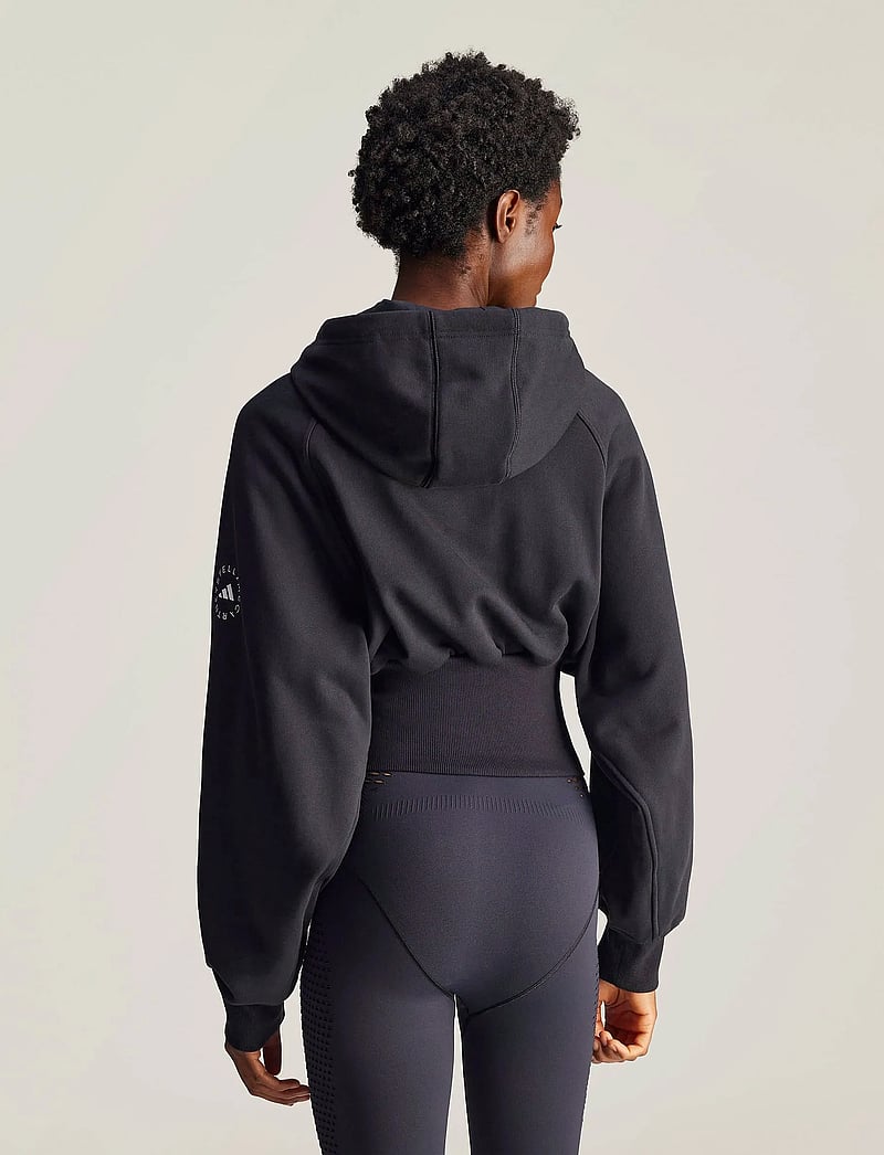 adidas by Stella McCartney - aSMC CR HOODIE - huvtröjor - black - 5