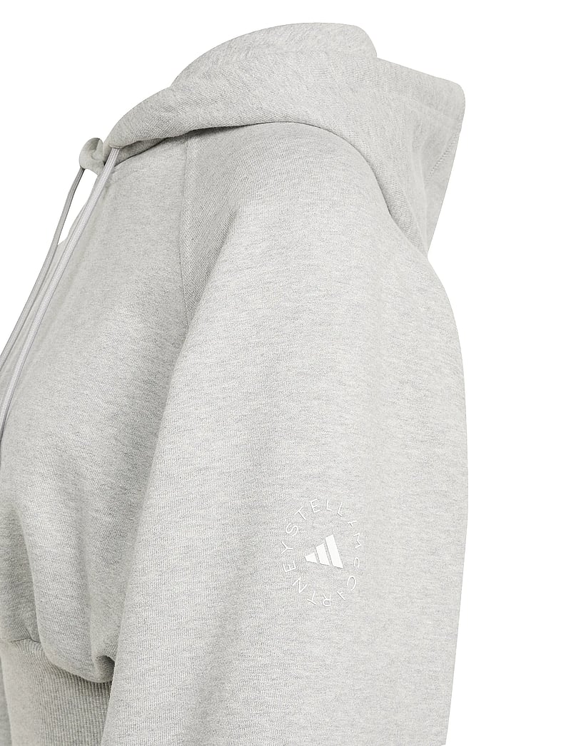 adidas by Stella McCartney - aSMC CR HOODIE - bluzy z kapturem - mgreyh - 3