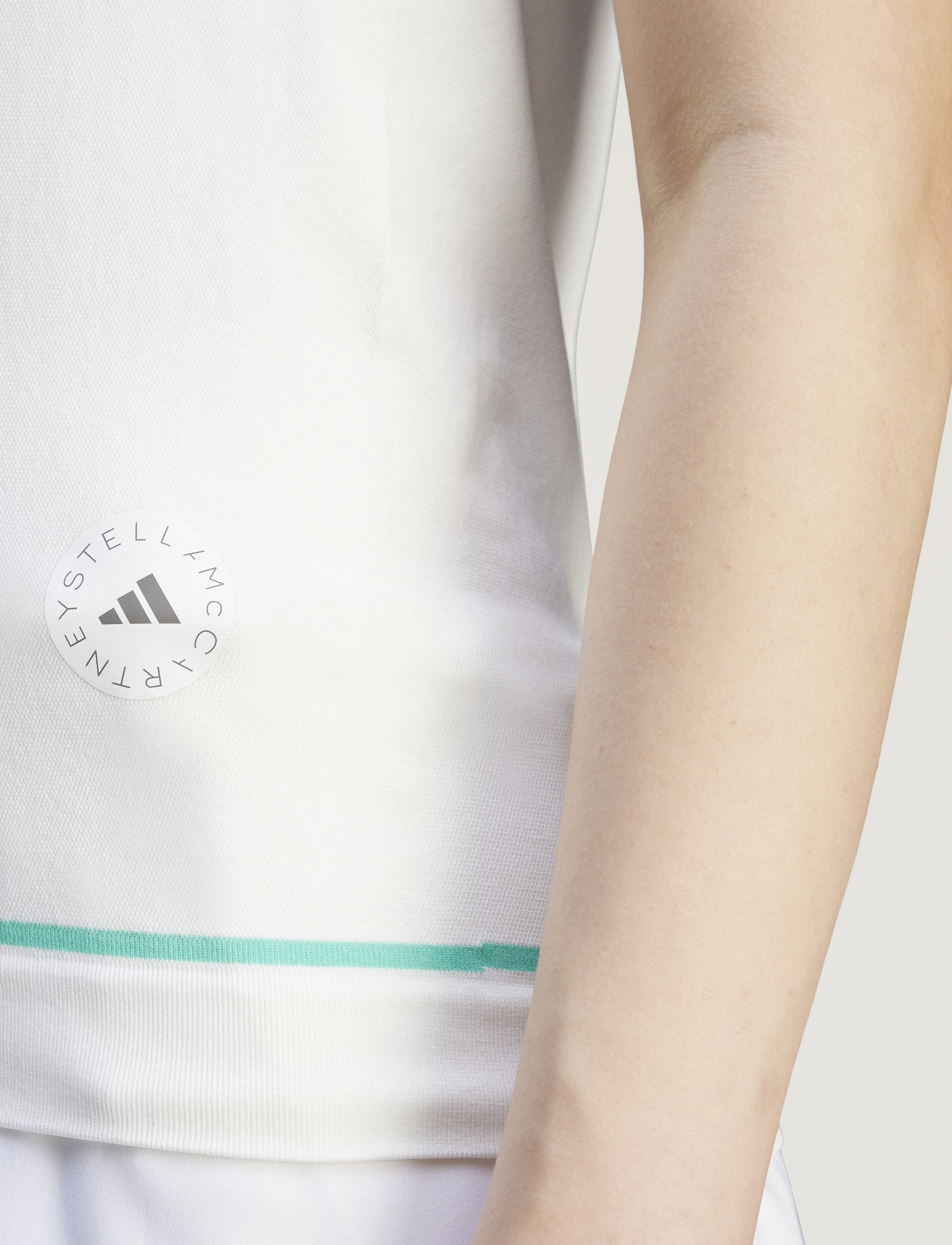 adidas by Stella McCartney - aSMC GOLF POLO - pikeepaidat - white - 4