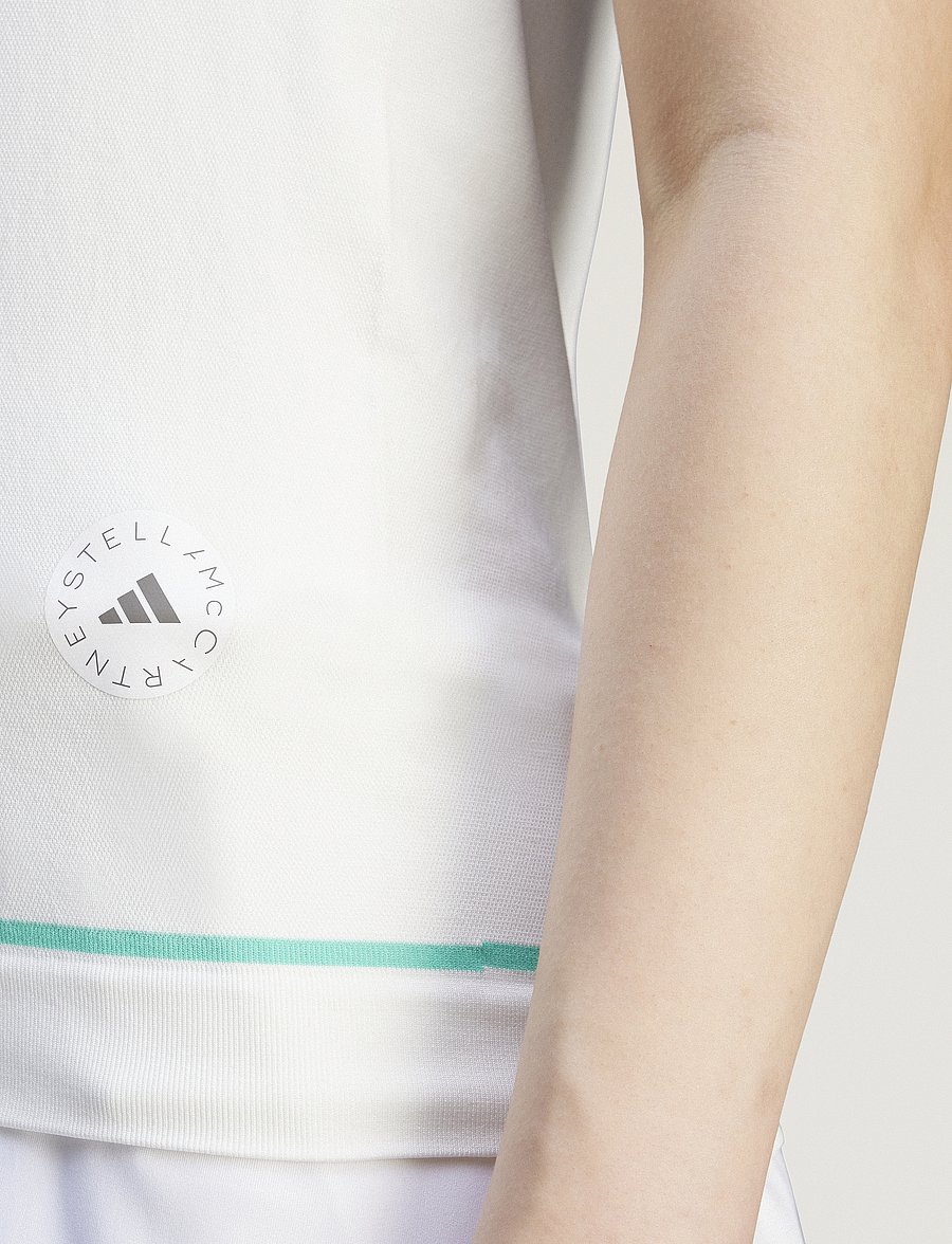 adidas by Stella McCartney - aSMC GOLF POLO - pikeepaidat - white - 4