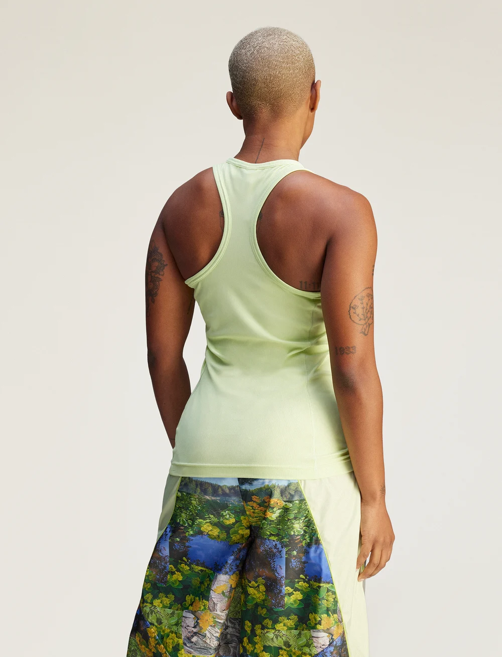 adidas by Stella McCartney - aSMC Rib Tank - linnen - halo - 2