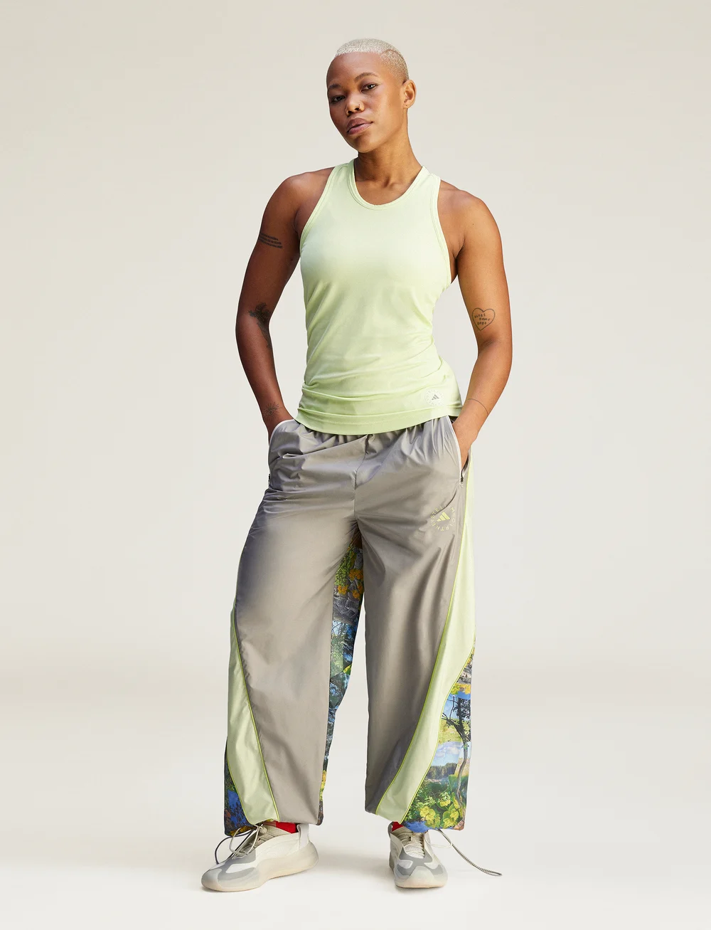 adidas by Stella McCartney - aSMC Rib Tank - linnen - halo - 3