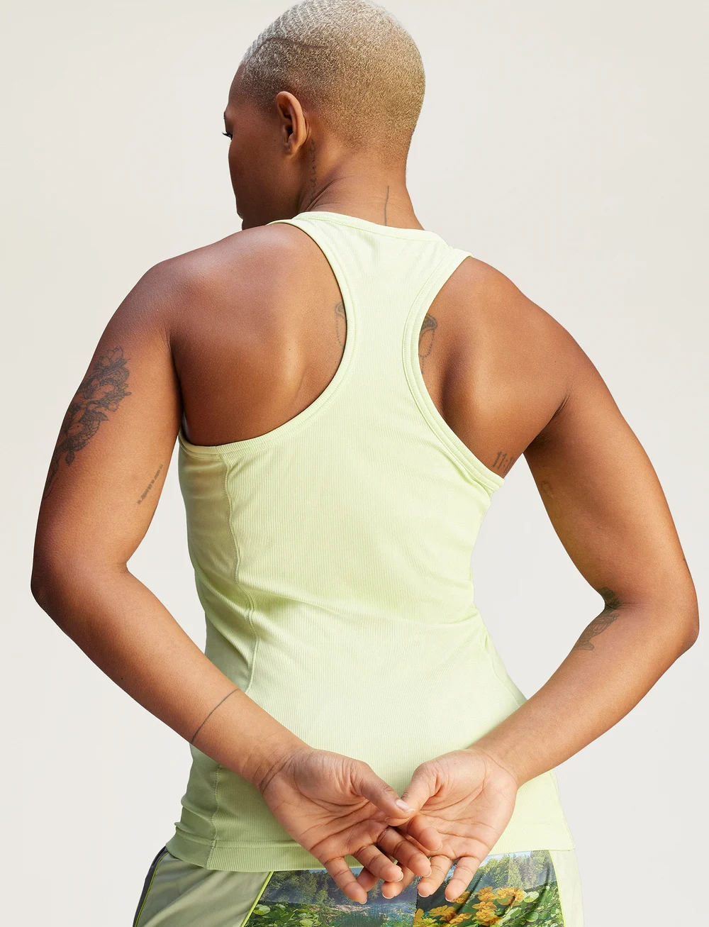 adidas by Stella McCartney - aSMC Rib Tank - linnen - halo - 4