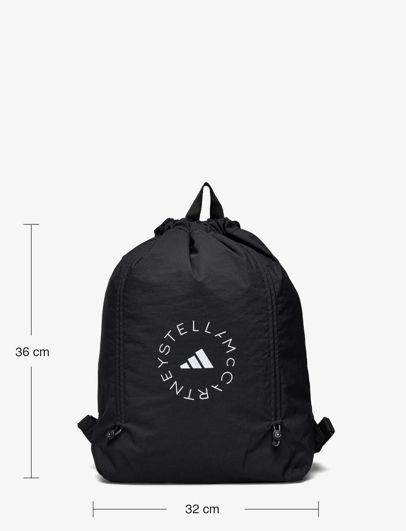 adidas by Stella McCartney - aSMC GYMSACK - black/white - 5