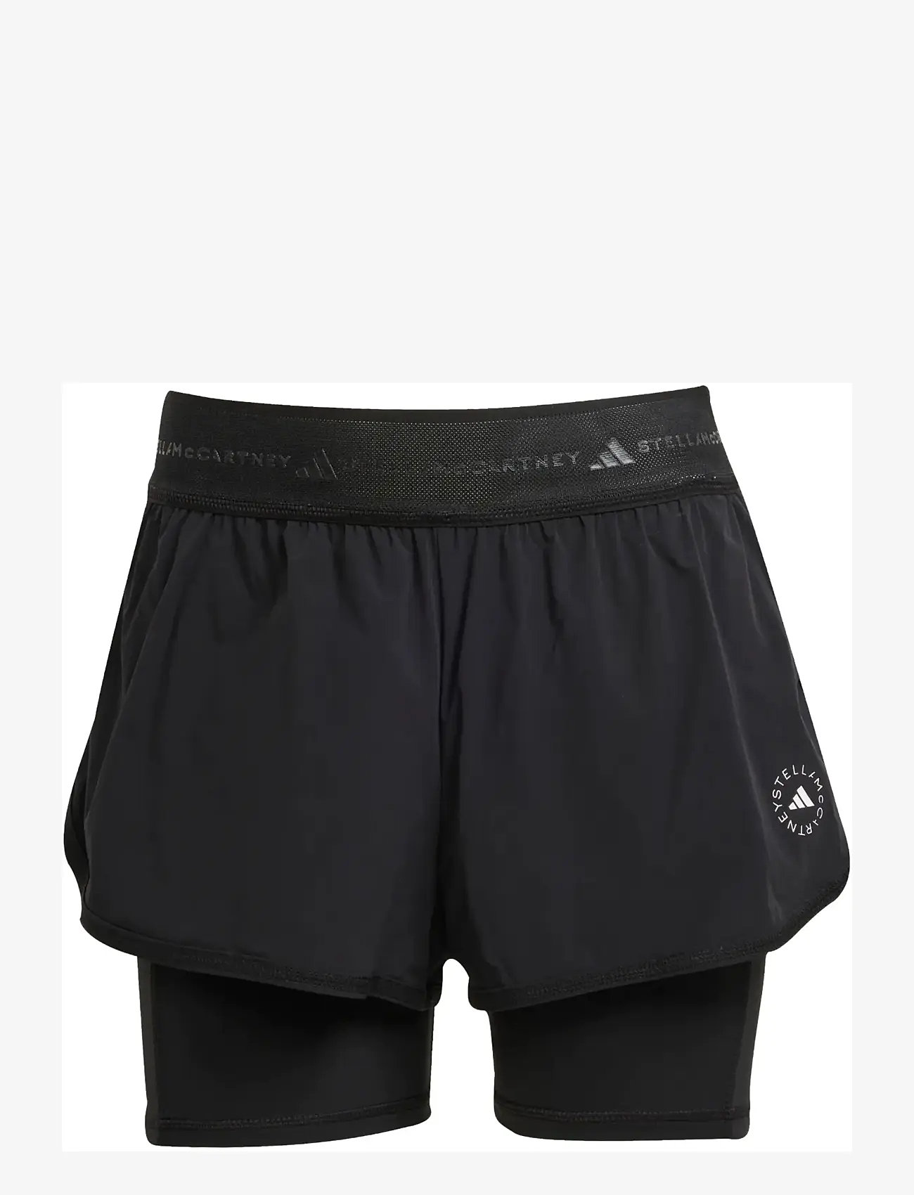 adidas by Stella McCartney - aSMC TPR 2IN1S - shorts - black - 1