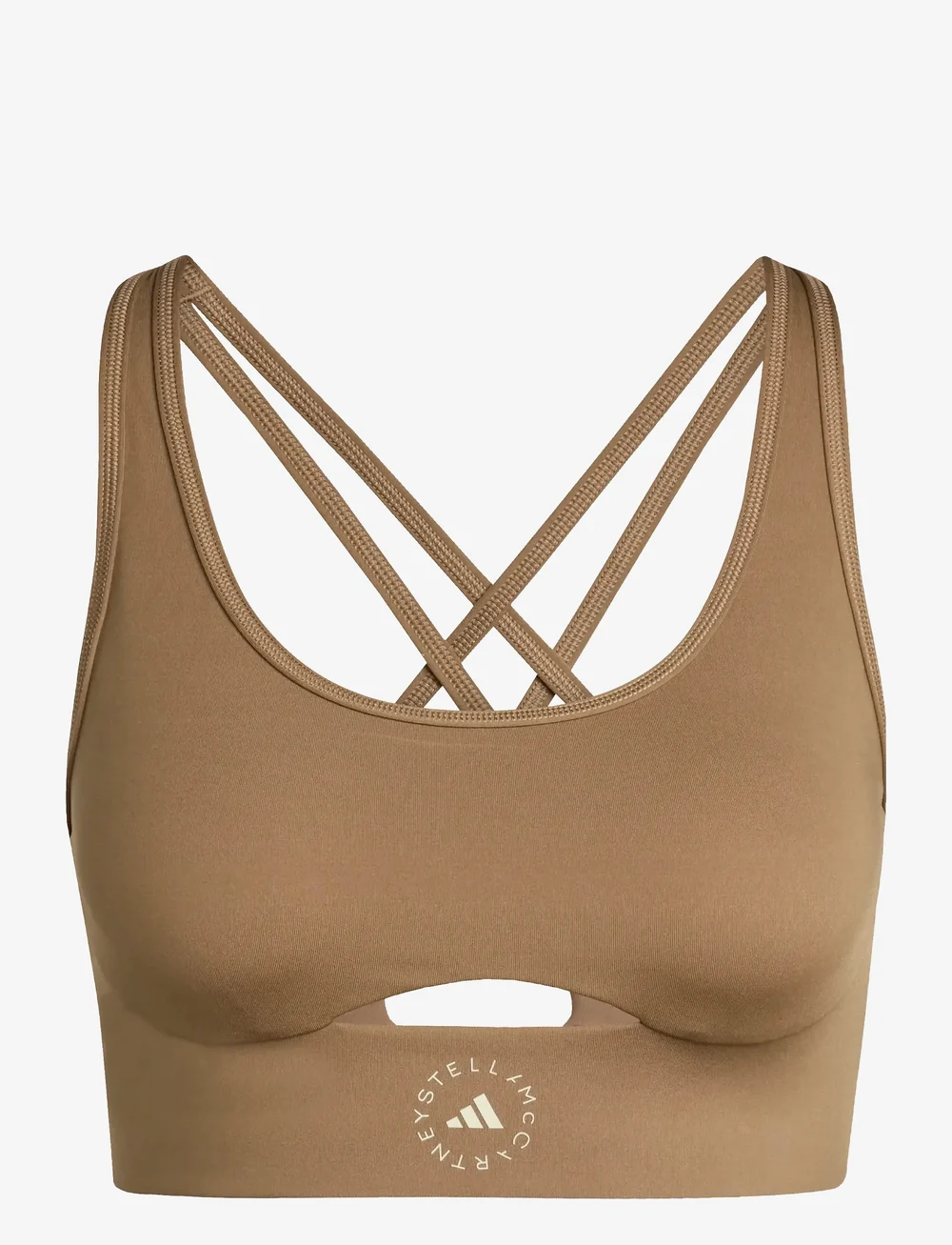 adidas by Stella McCartney - aSMC TST BRA - mittlerer halt - brnmos - 1