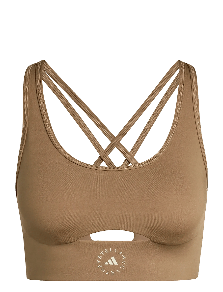 adidas by Stella McCartney - aSMC TST BRA - medium støtte - brnmos - 1