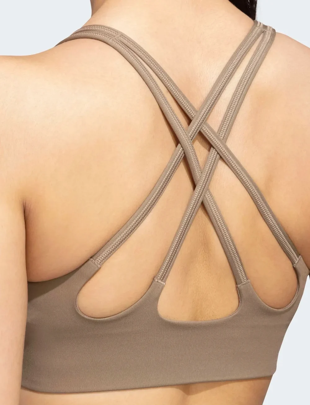 adidas by Stella McCartney - aSMC TST BRA - mittlerer halt - brnmos - 5