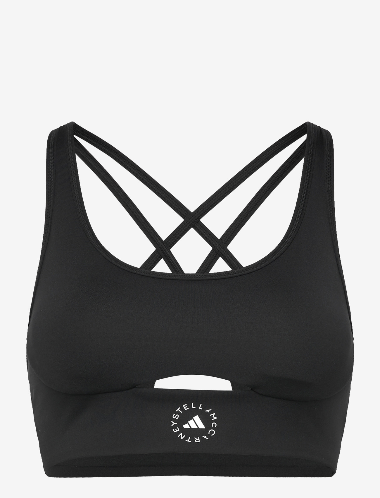 adidas by Stella McCartney - aSMC TST BRA - medium support - black - 1