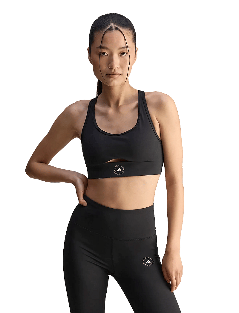adidas by Stella McCartney - aSMC TST BRA - medium support - black - 4