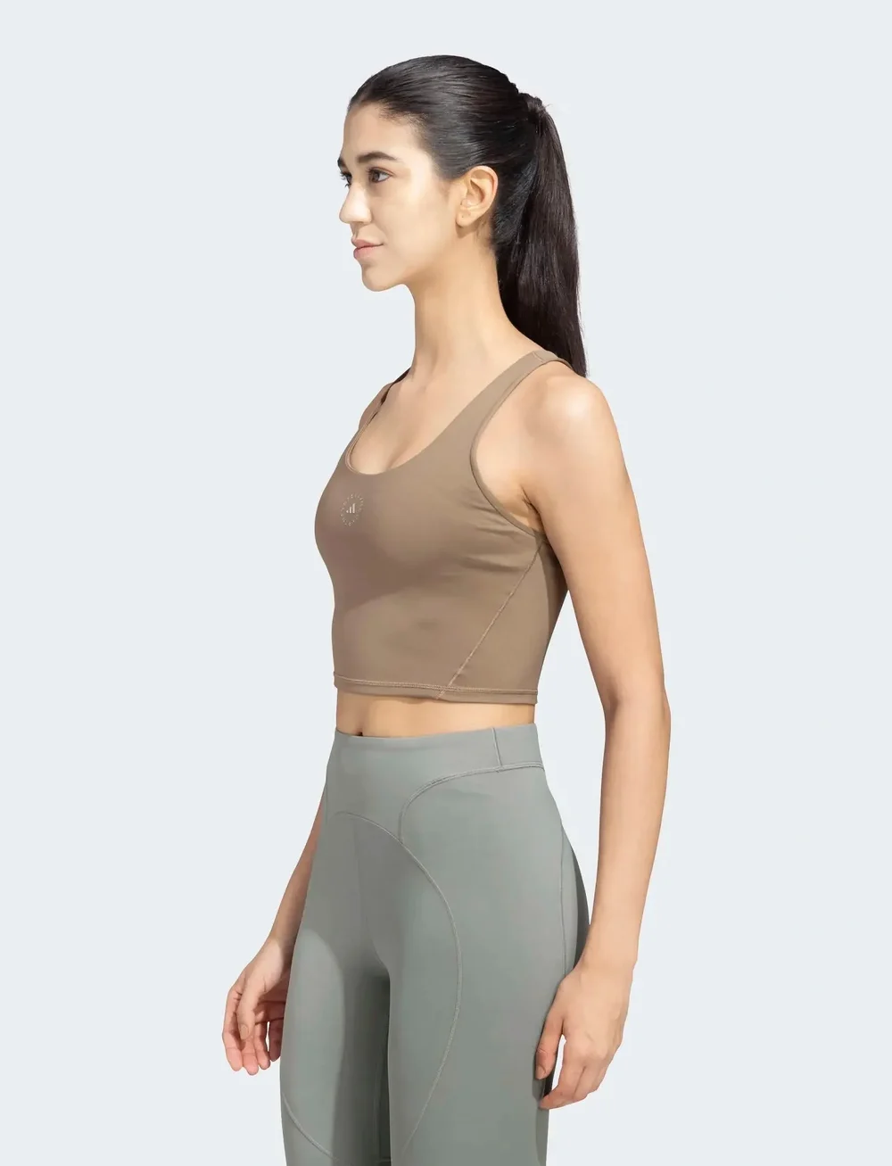 adidas by Stella McCartney - aSMC TST CROP - crop tops - brnmos - 5