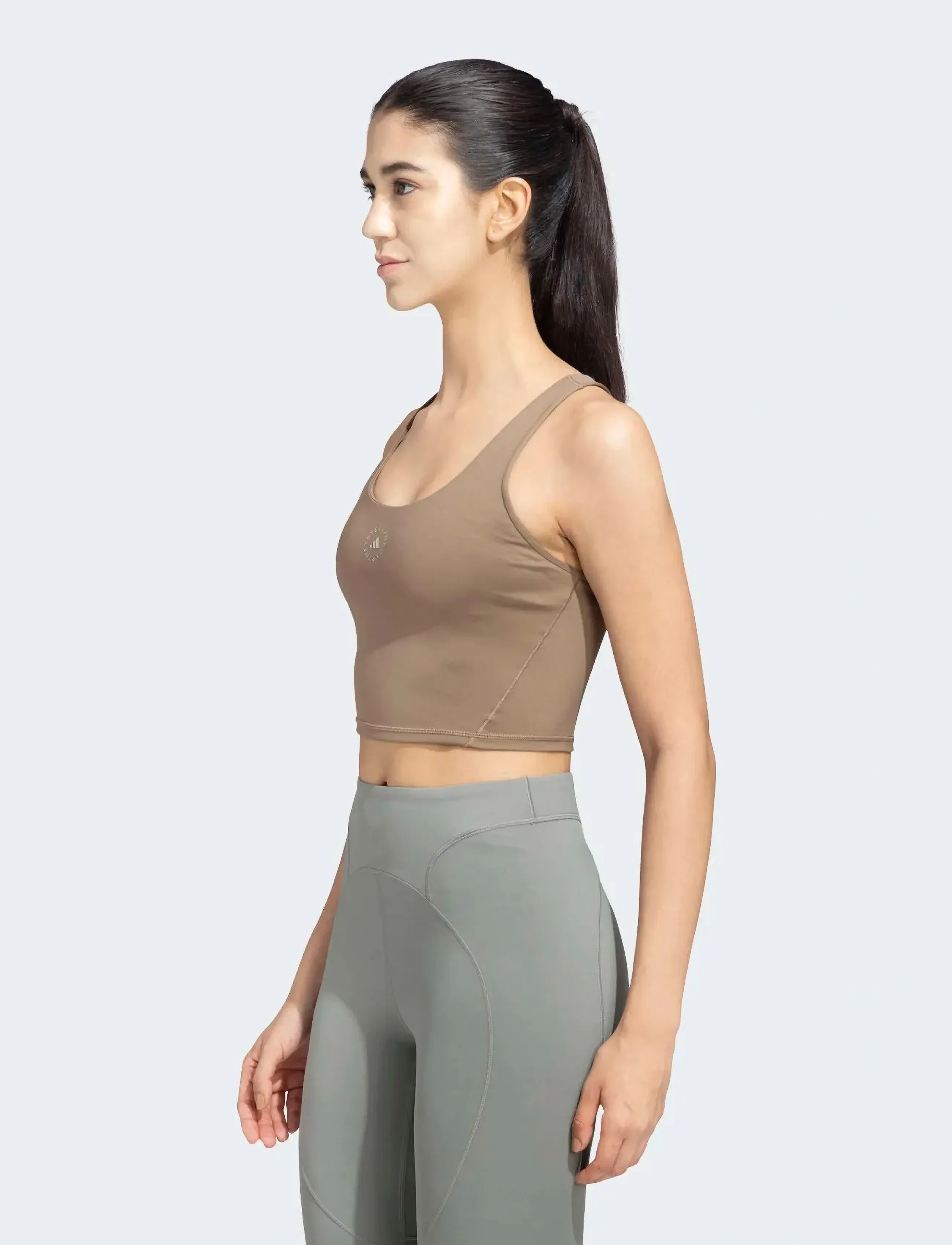 adidas by Stella McCartney - aSMC TST CROP - crop tops - brnmos - 5