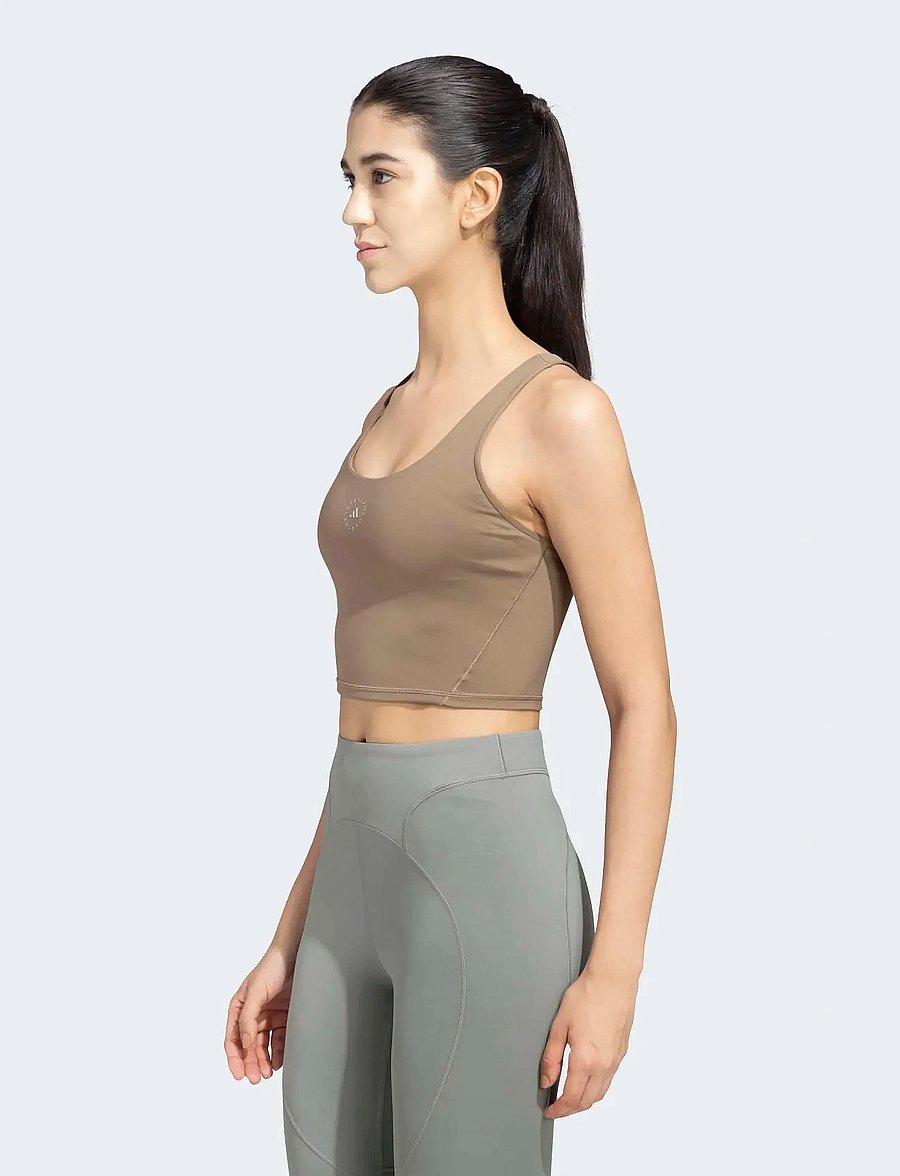 adidas by Stella McCartney - aSMC TST CROP - crop tops - brnmos - 5