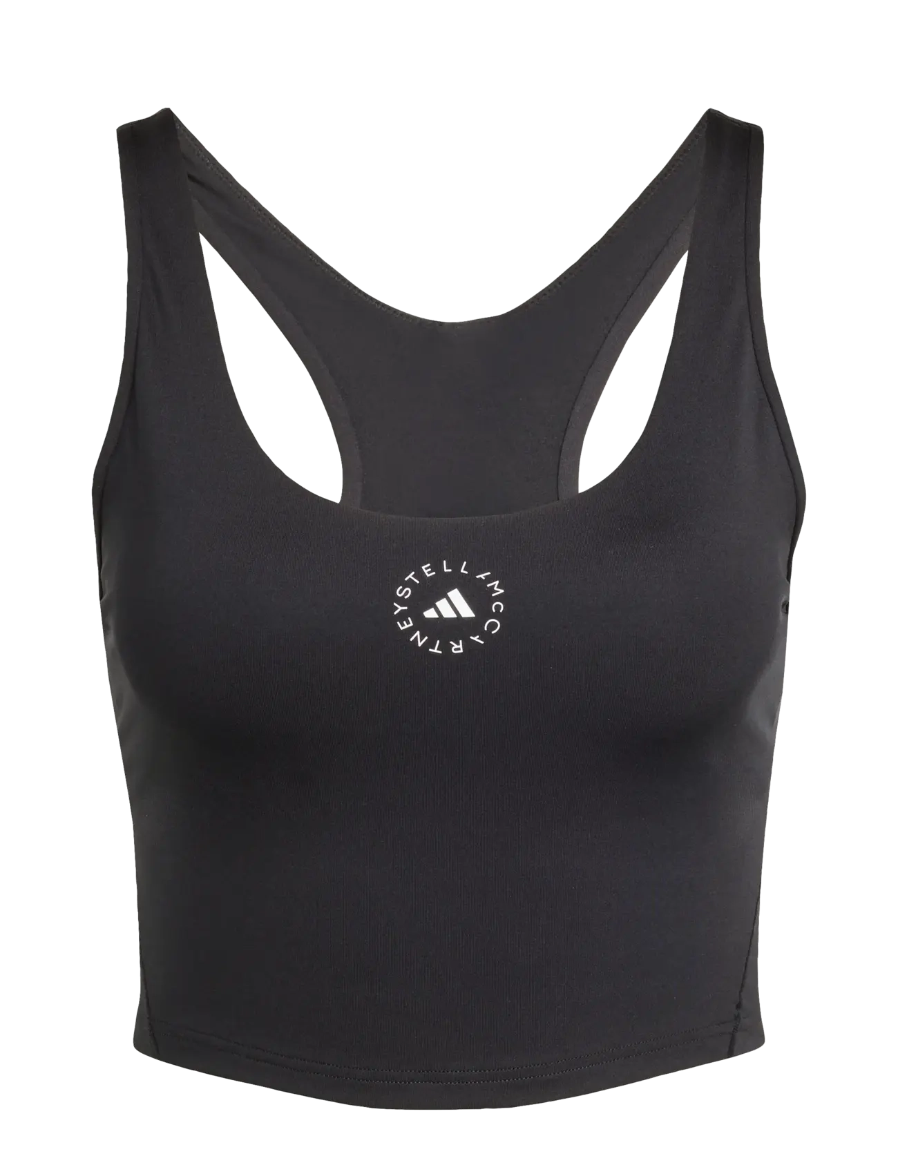 adidas by Stella McCartney - aSMC TST CROP - navel shirts - black - 1