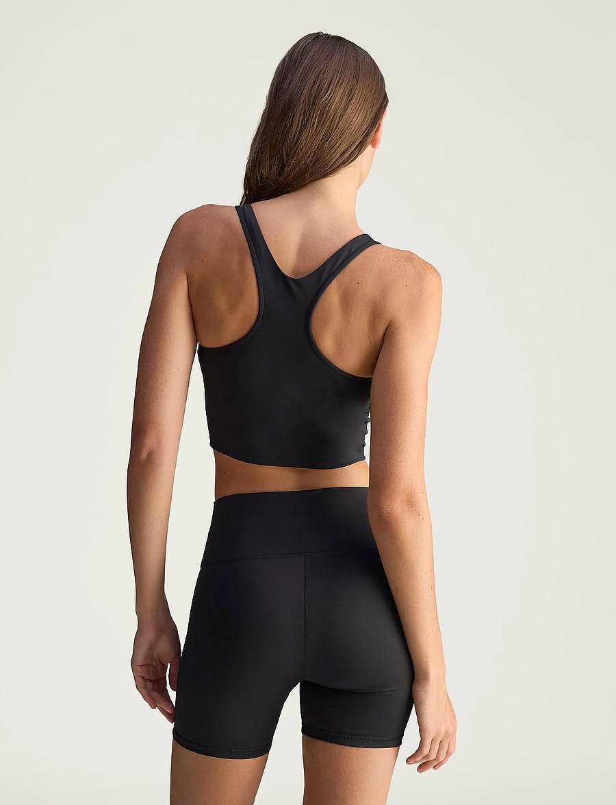 adidas by Stella McCartney - aSMC TST CROP - crop tops - black - 2