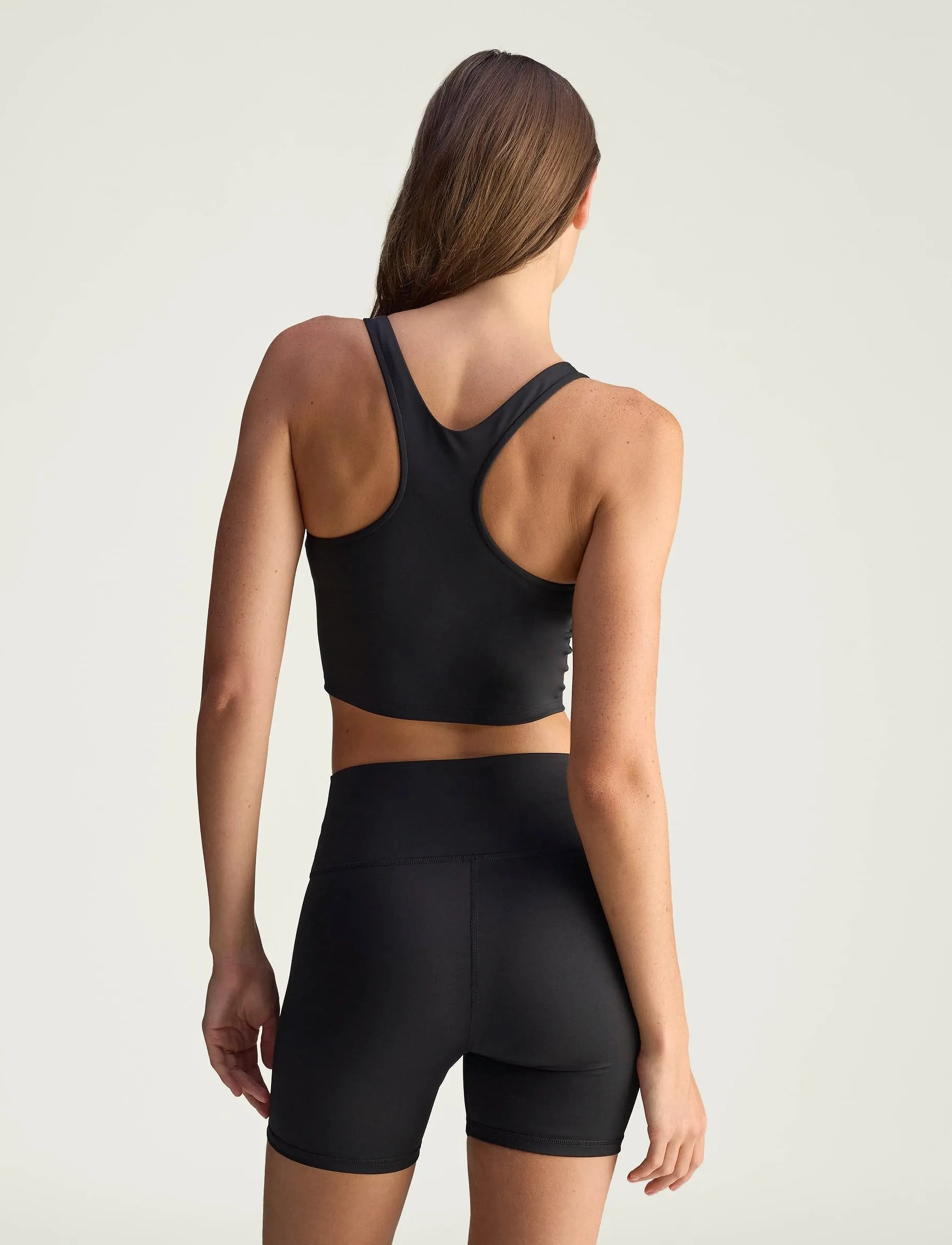 adidas by Stella McCartney - aSMC TST CROP - navel shirts - black - 2