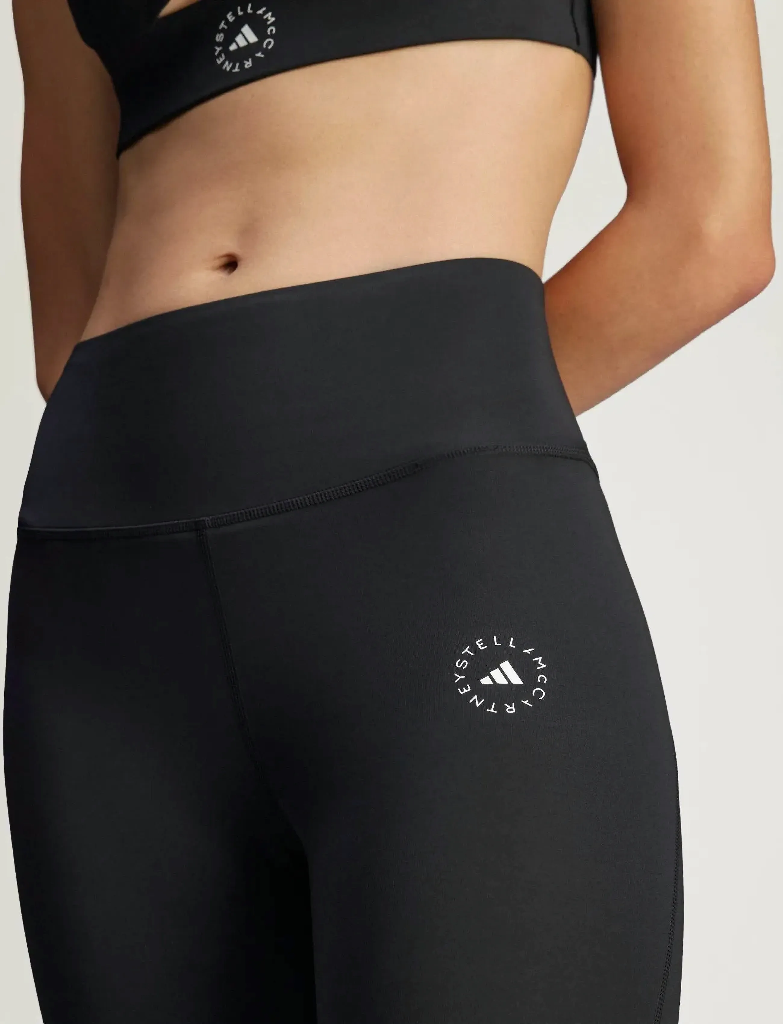 adidas by Stella McCartney - aSMC TST 7/8 LG - Æfingabuxur - black - 2