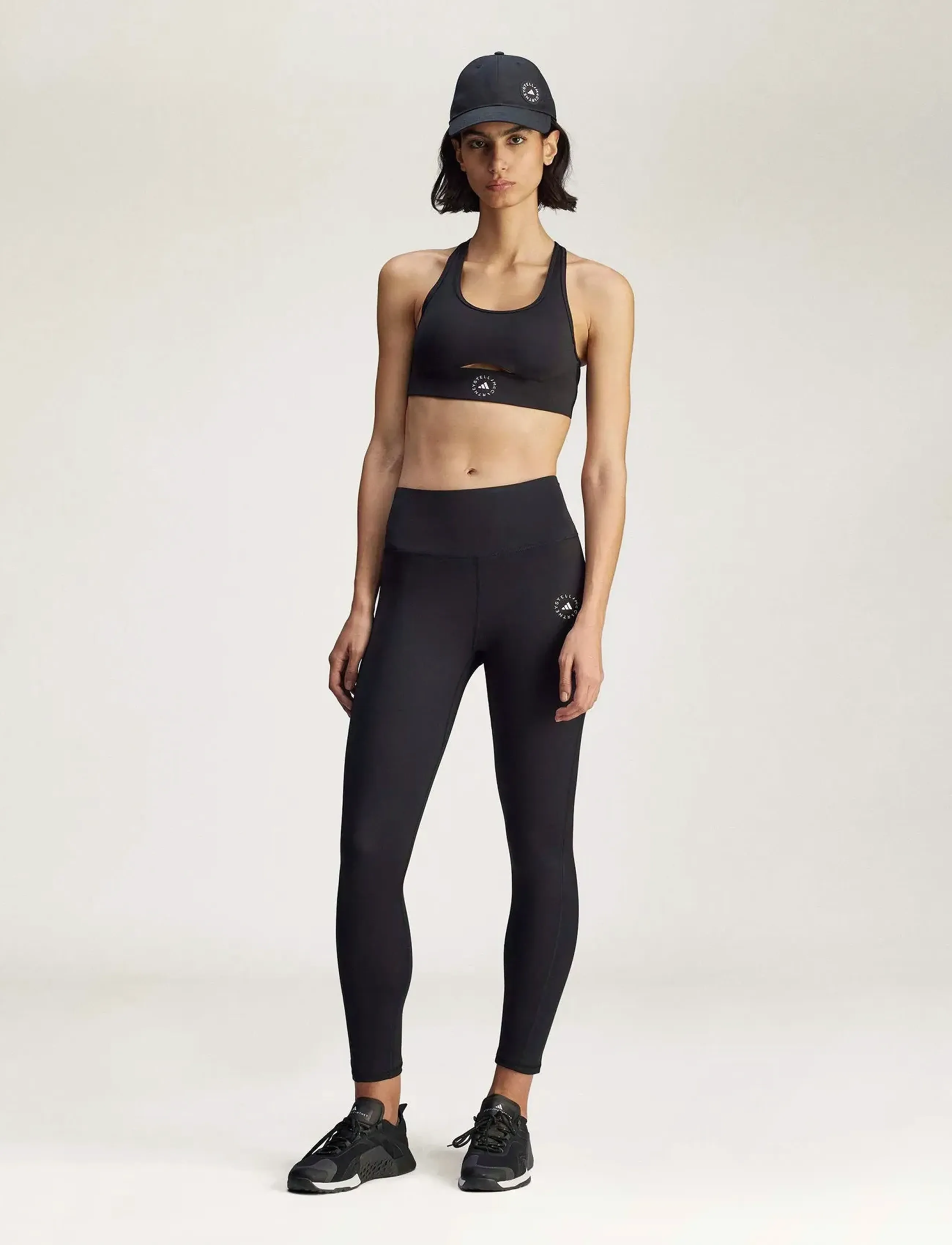 adidas by Stella McCartney - aSMC TST 7/8 LG - Æfingabuxur - black - 3