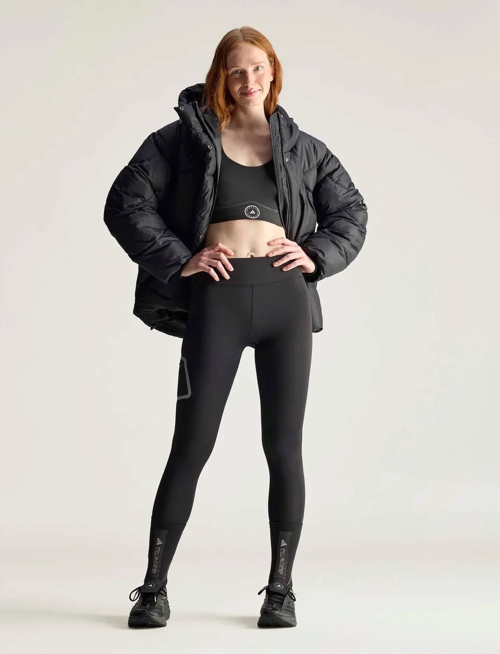 adidas by Stella McCartney - aSMC M PUF JKT - dunjackor - black - 4