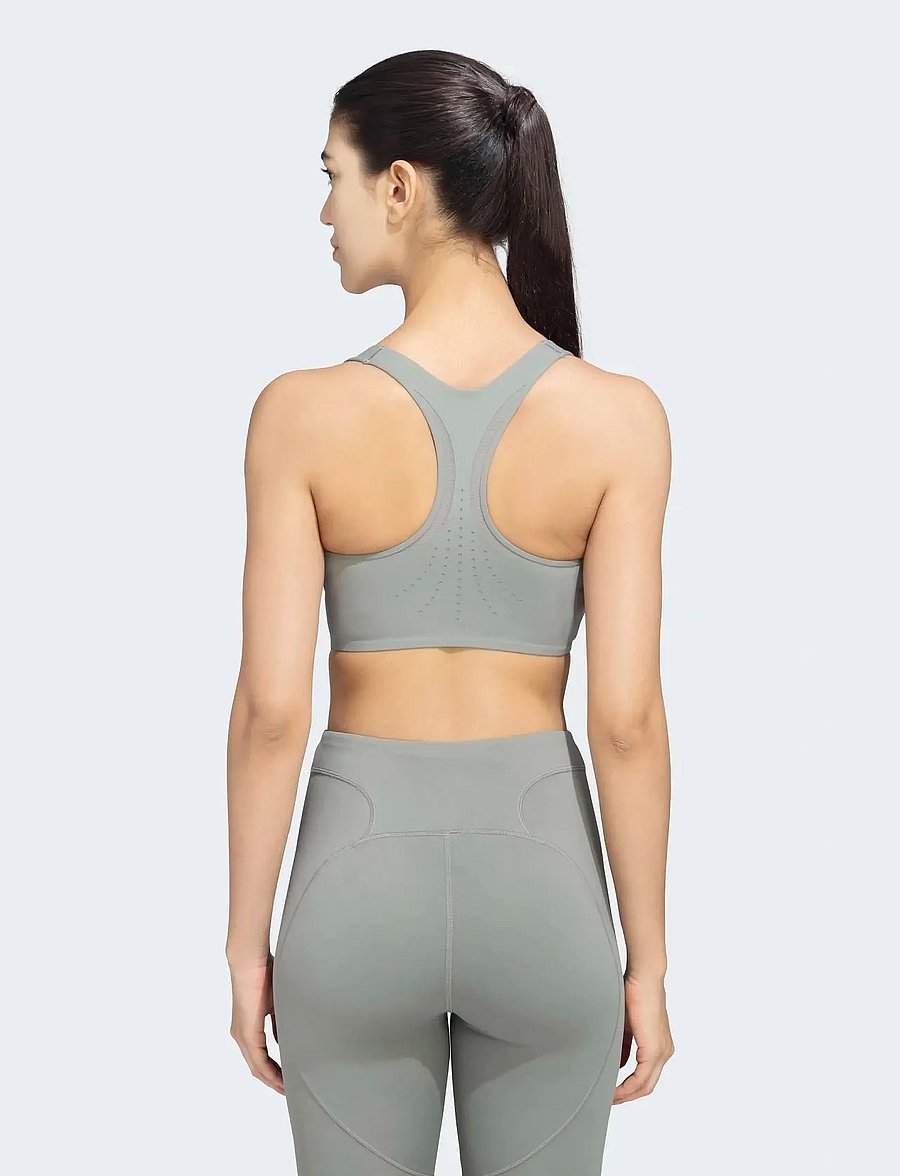 adidas by Stella McCartney - aSMC TPR PI BRA - medium støtte - stogrn - 3