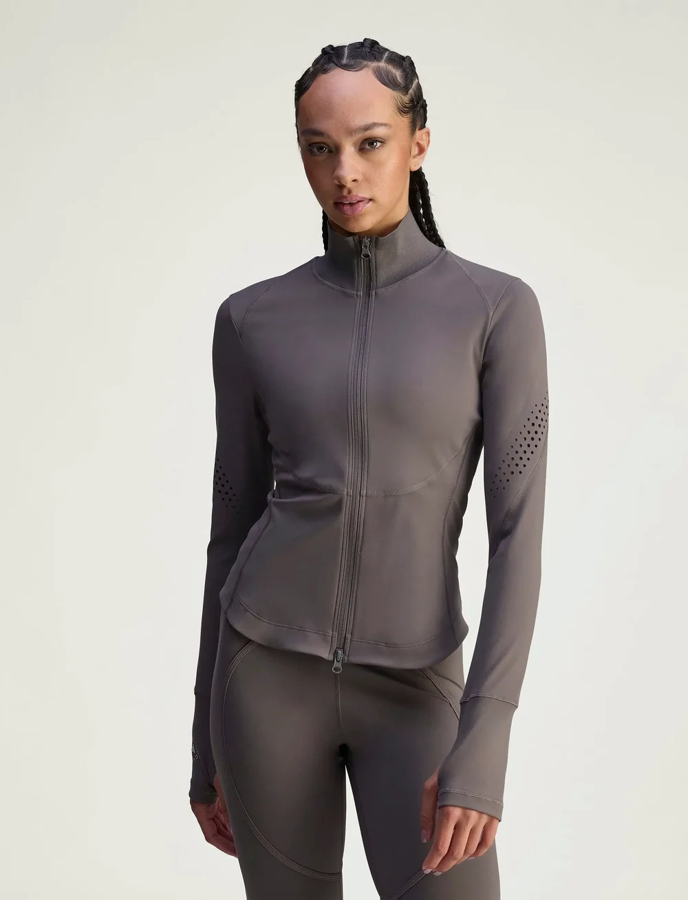 adidas by Stella McCartney - aSMC TPR MIDL - fleece og mellemlag - chacoa - 0