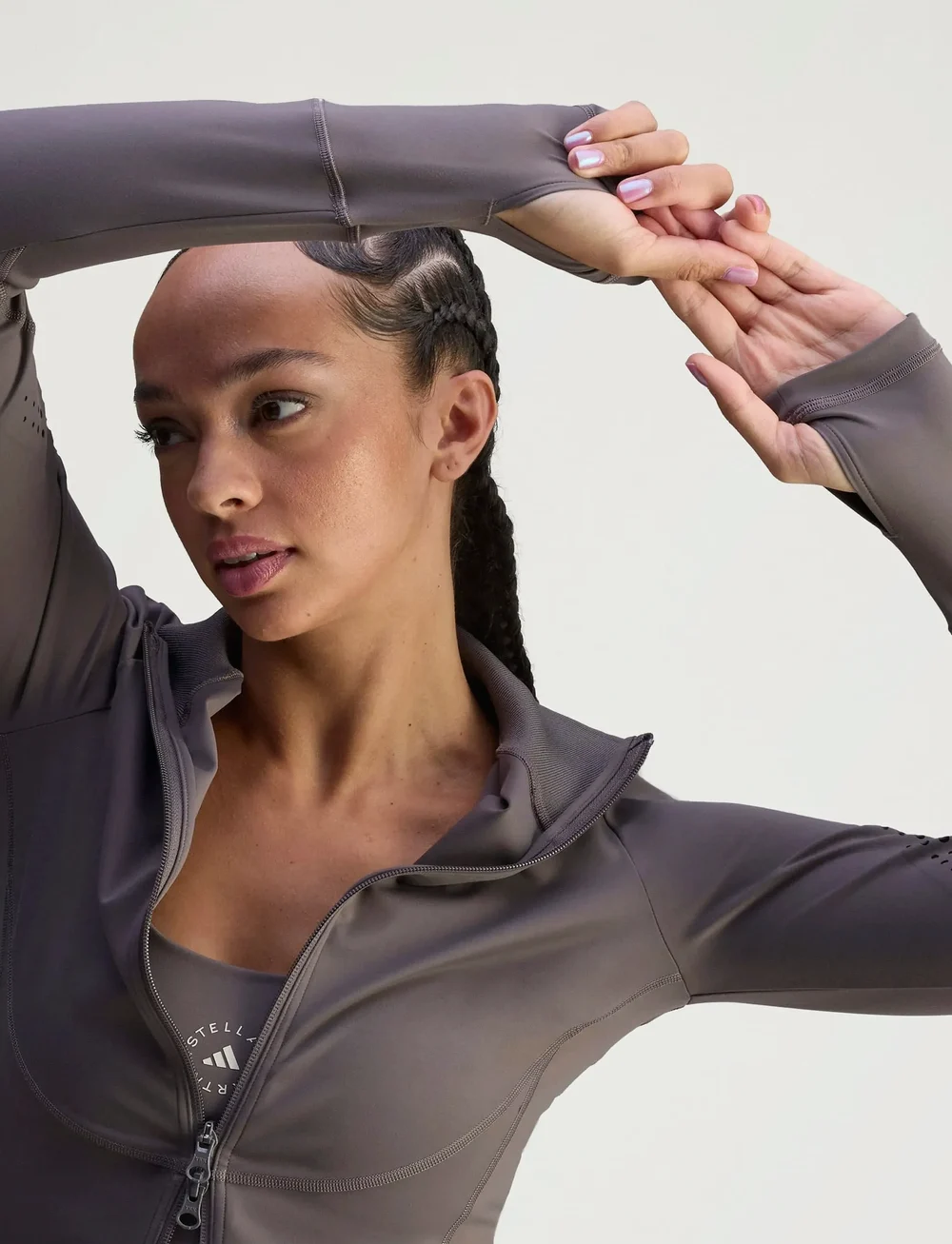 adidas by Stella McCartney - aSMC TPR MIDL - fleece og mellemlag - chacoa - 5