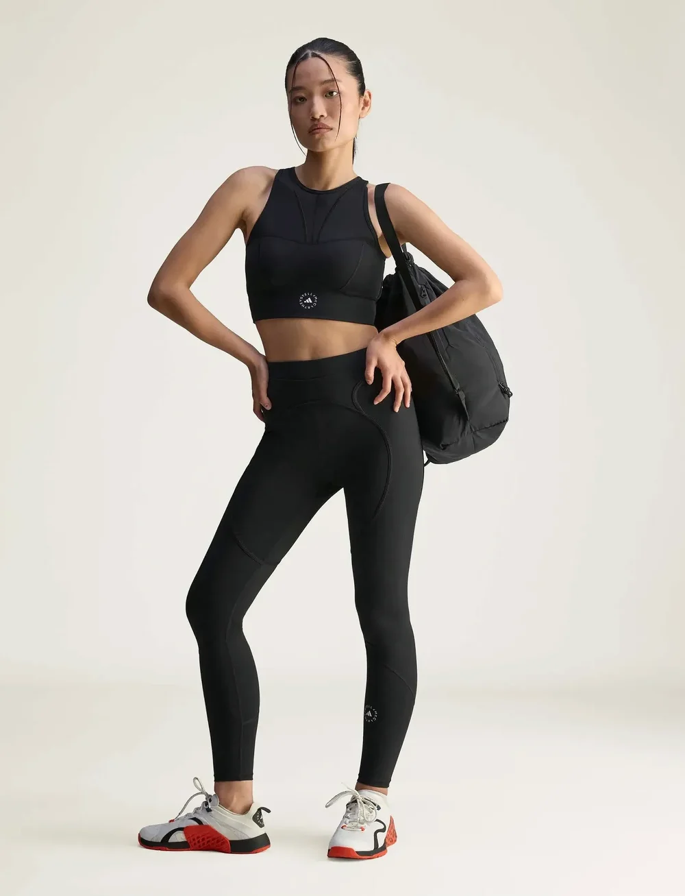 adidas by Stella McCartney - aSMC TPR 1/1 L - fuld længde - black - 4