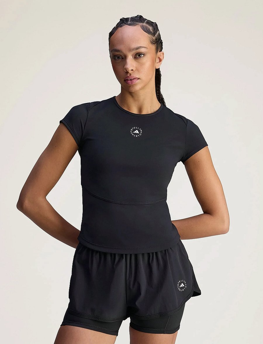 adidas by Stella McCartney - aSMC TPR TEE - t-särgid - black - 0