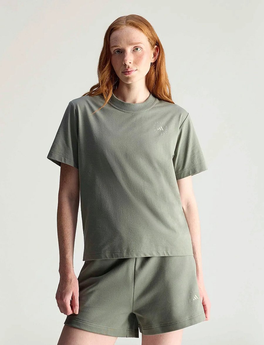 adidas by Stella McCartney - aSMC REGL TEE - t-shirts - stogrn - 0