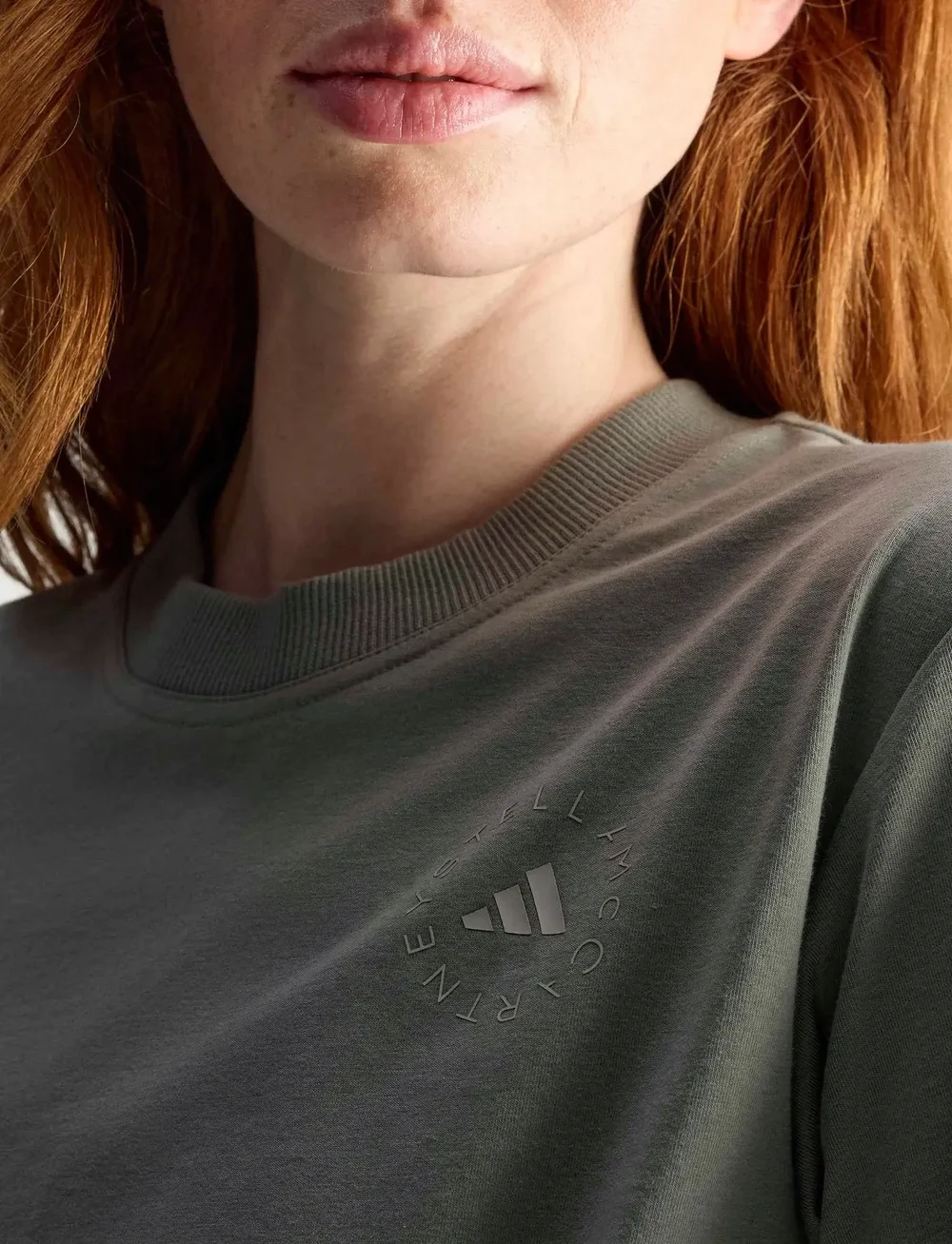 adidas by Stella McCartney - aSMC REGL TEE - t-shirts - stogrn - 2