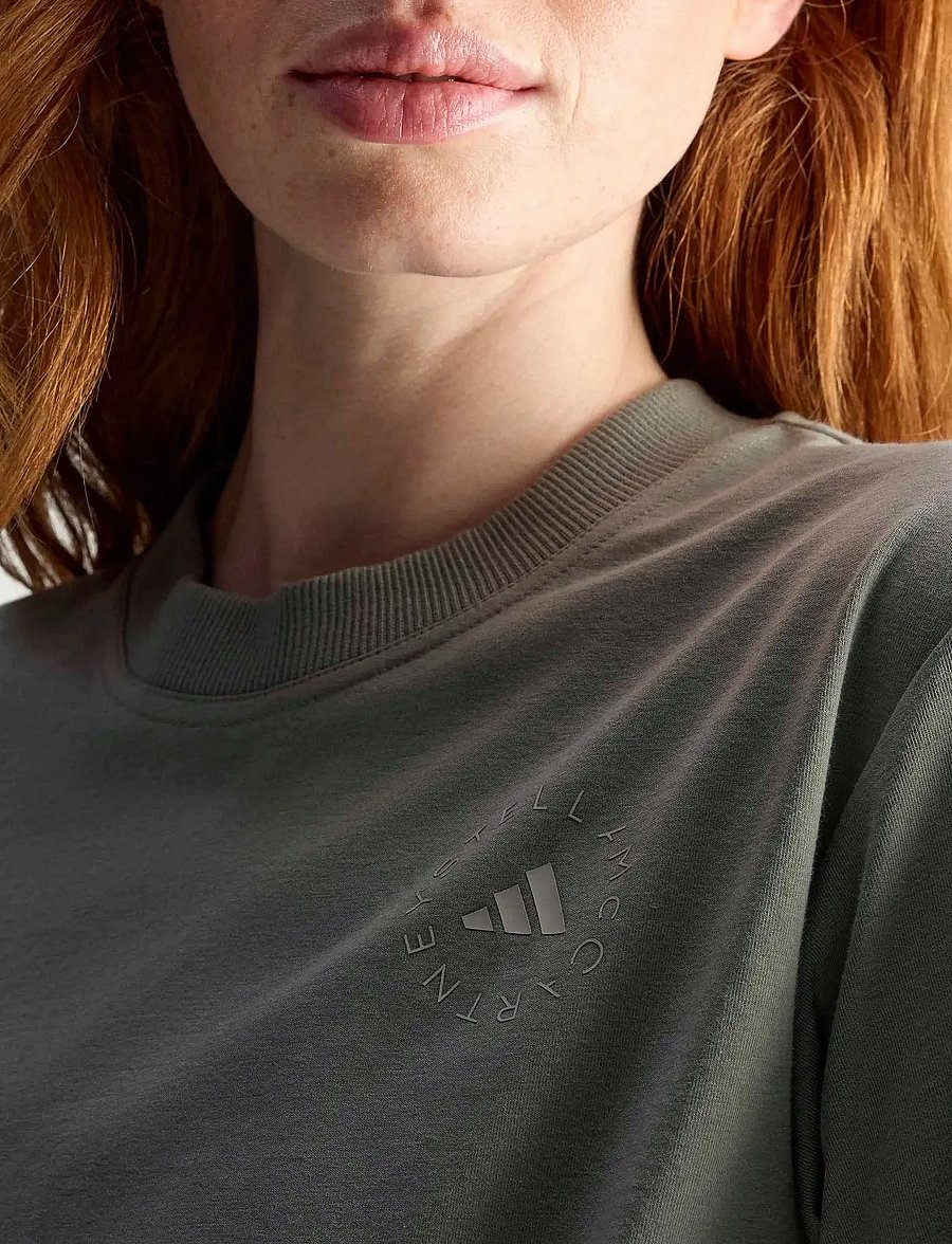 adidas by Stella McCartney - aSMC REGL TEE - t-shirts - stogrn - 2