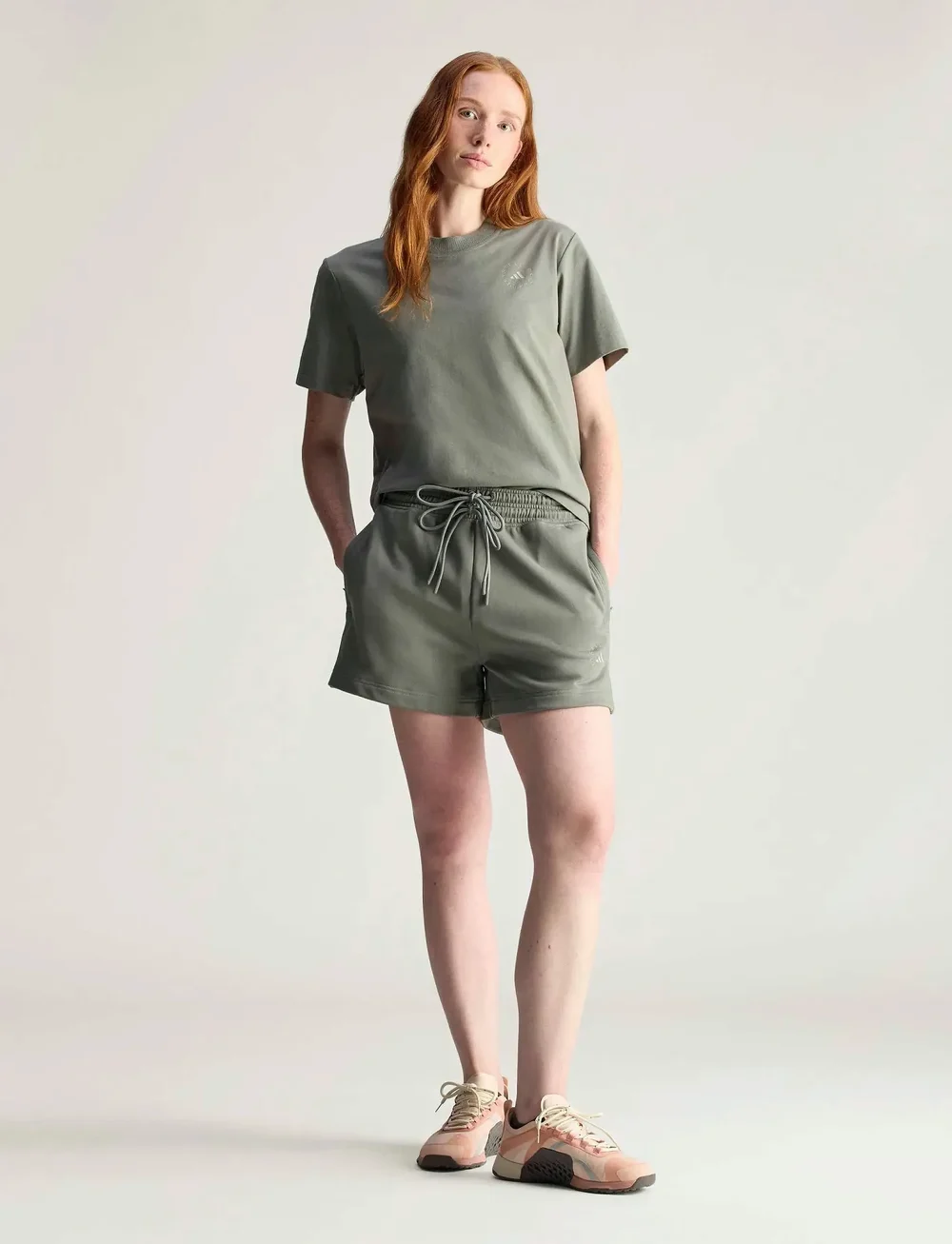 adidas by Stella McCartney - aSMC REGL TEE - t-shirts - stogrn - 5