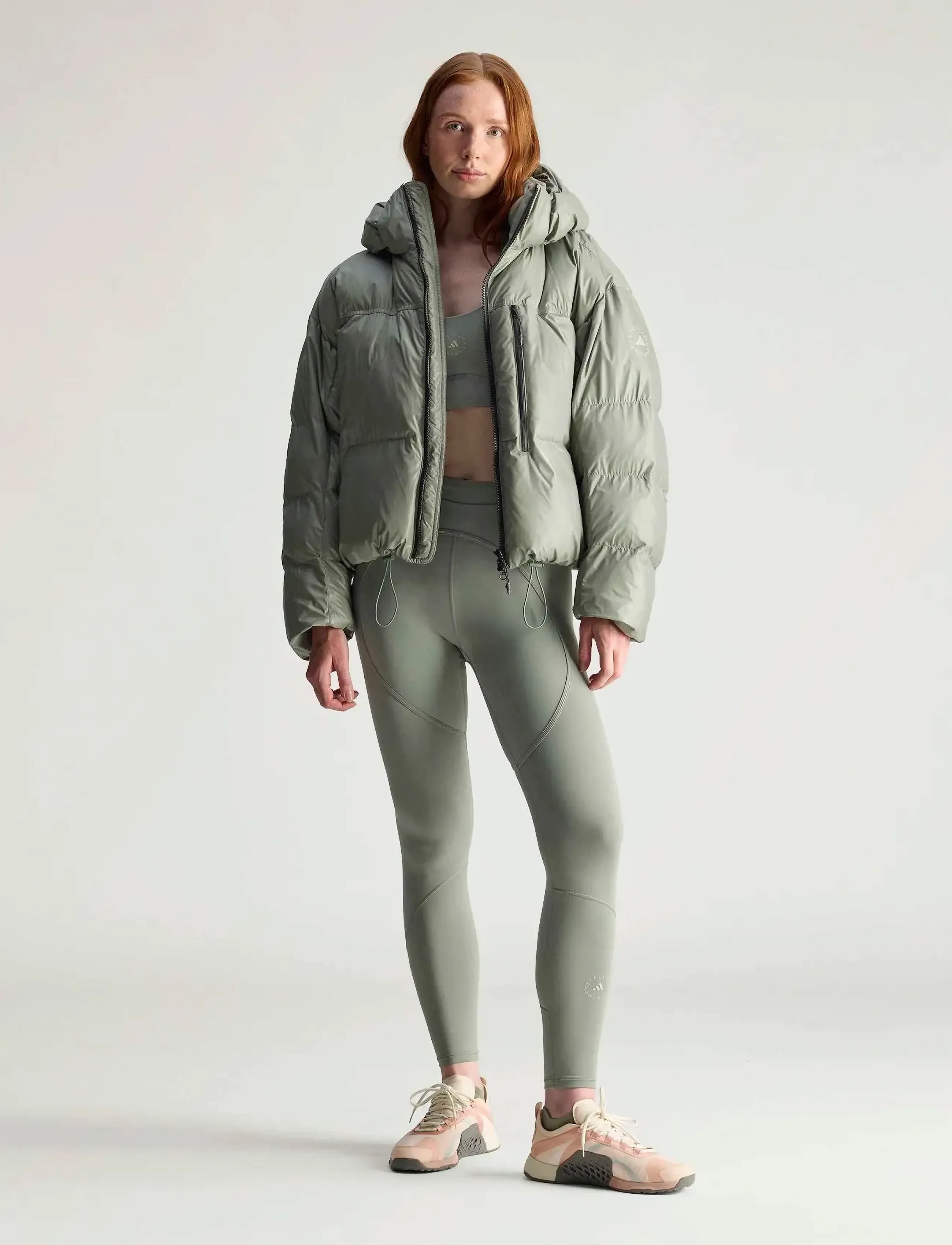 adidas by Stella McCartney aSMC SHORT PUF - adidas by Stella McCartney - STOGRN / green