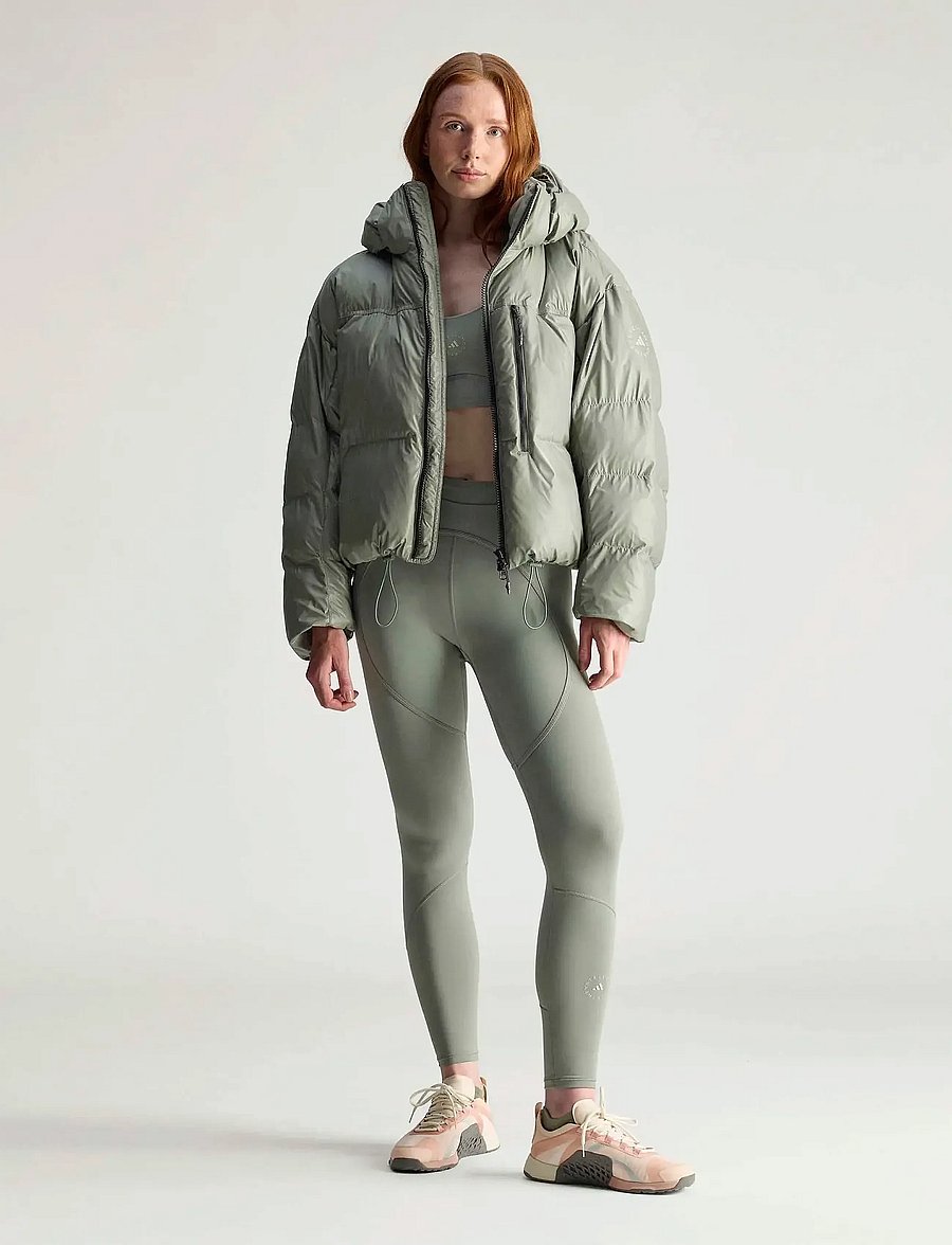 adidas by Stella McCartney - aSMC SHORT PUF - léttir jakkar - stogrn - 0