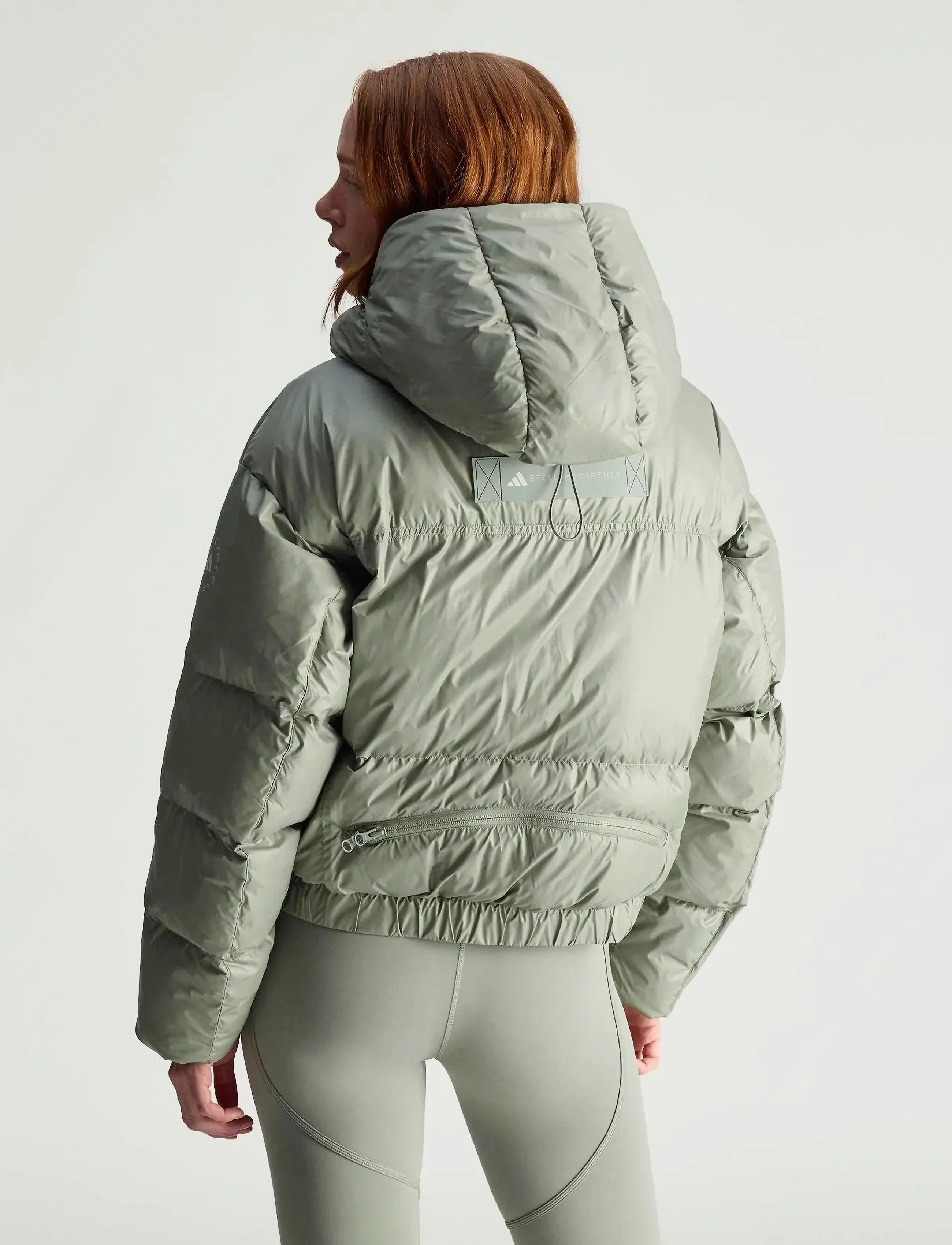 adidas by Stella McCartney - aSMC SHORT PUF - léttir jakkar - stogrn - 2