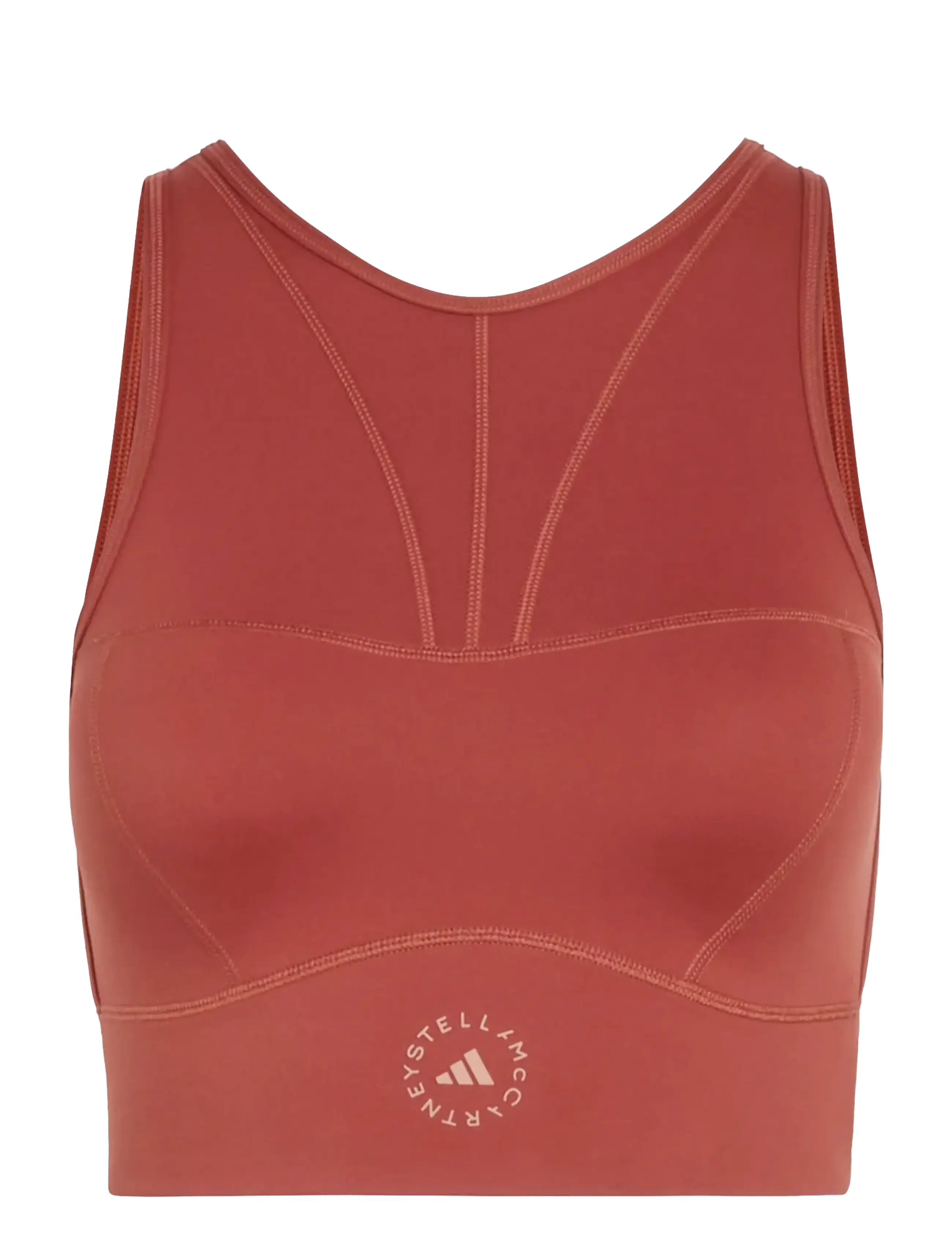 adidas by Stella McCartney aSMC TPR CR TOP - Tøj - BURSIE / burgundy