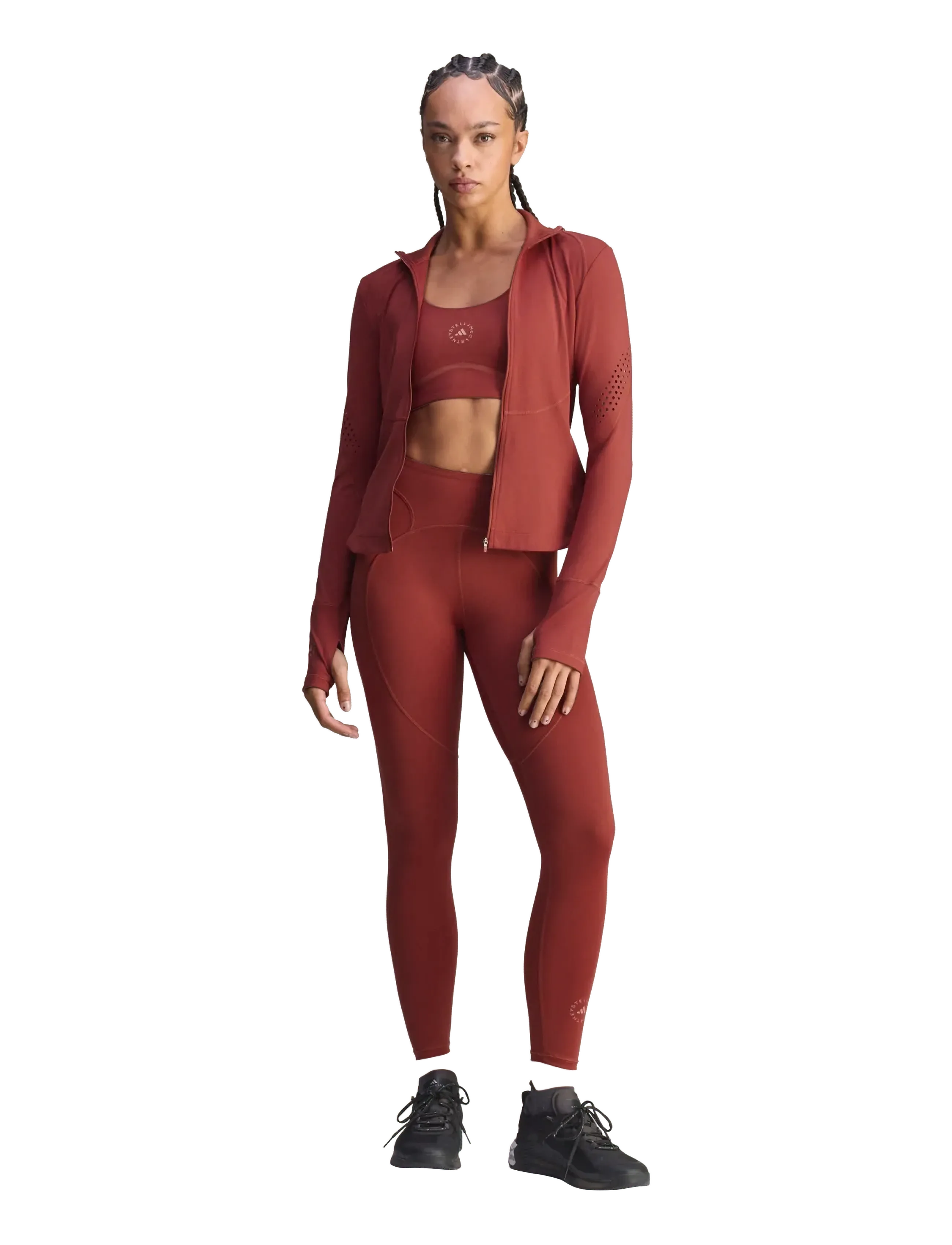 adidas by Stella McCartney aSMC TPR MIDL - adidas Performance - BURSIE / burgundy