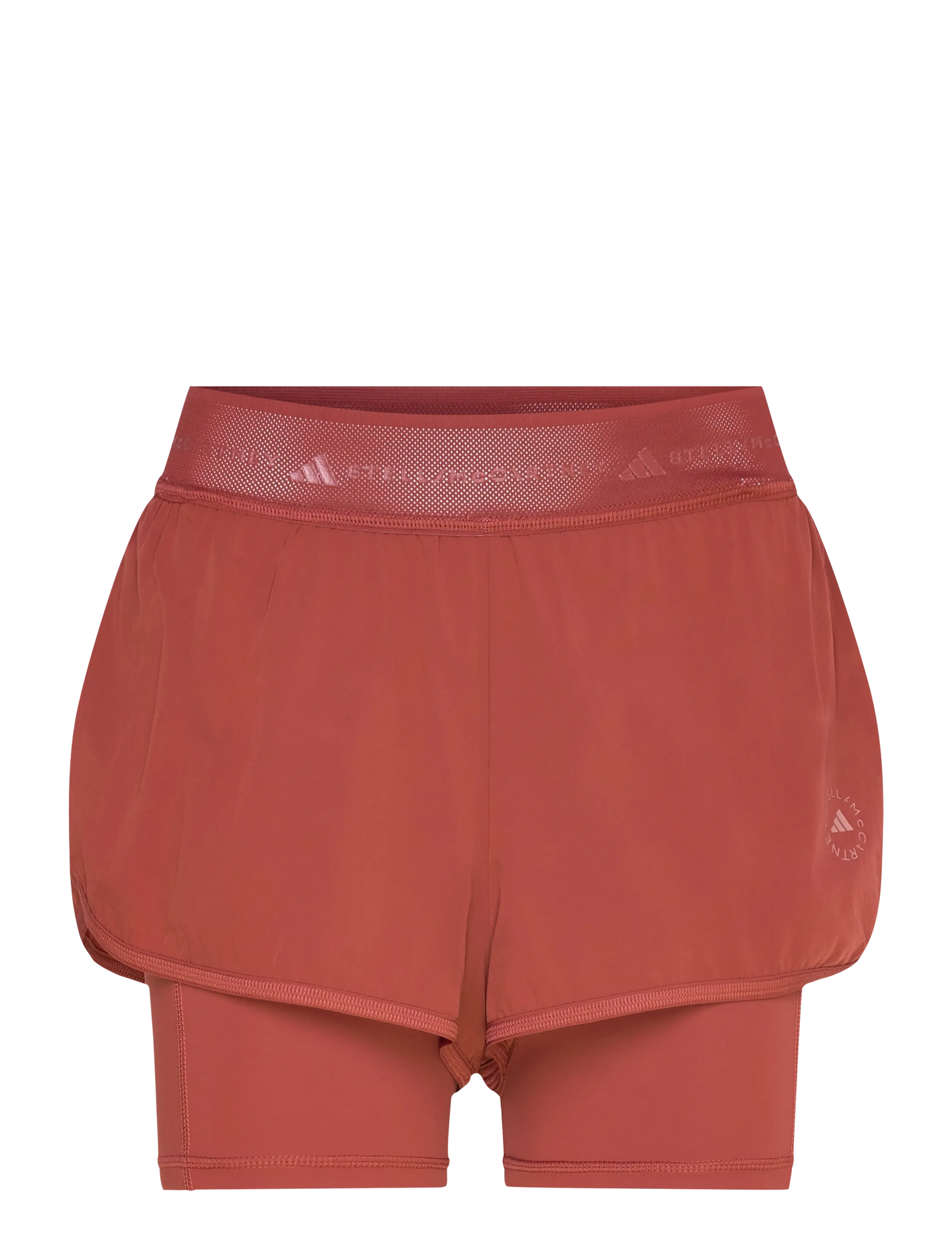 adidas by Stella McCartney aSMC TPR 2IN1S - Korte broek - BURSIE / red