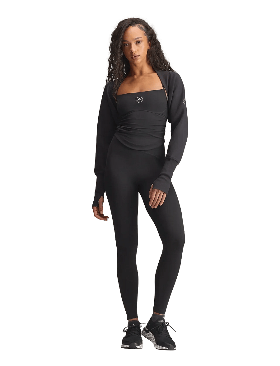 adidas by Stella McCartney - aSMC STD SHRUG - crop tops - black - 0