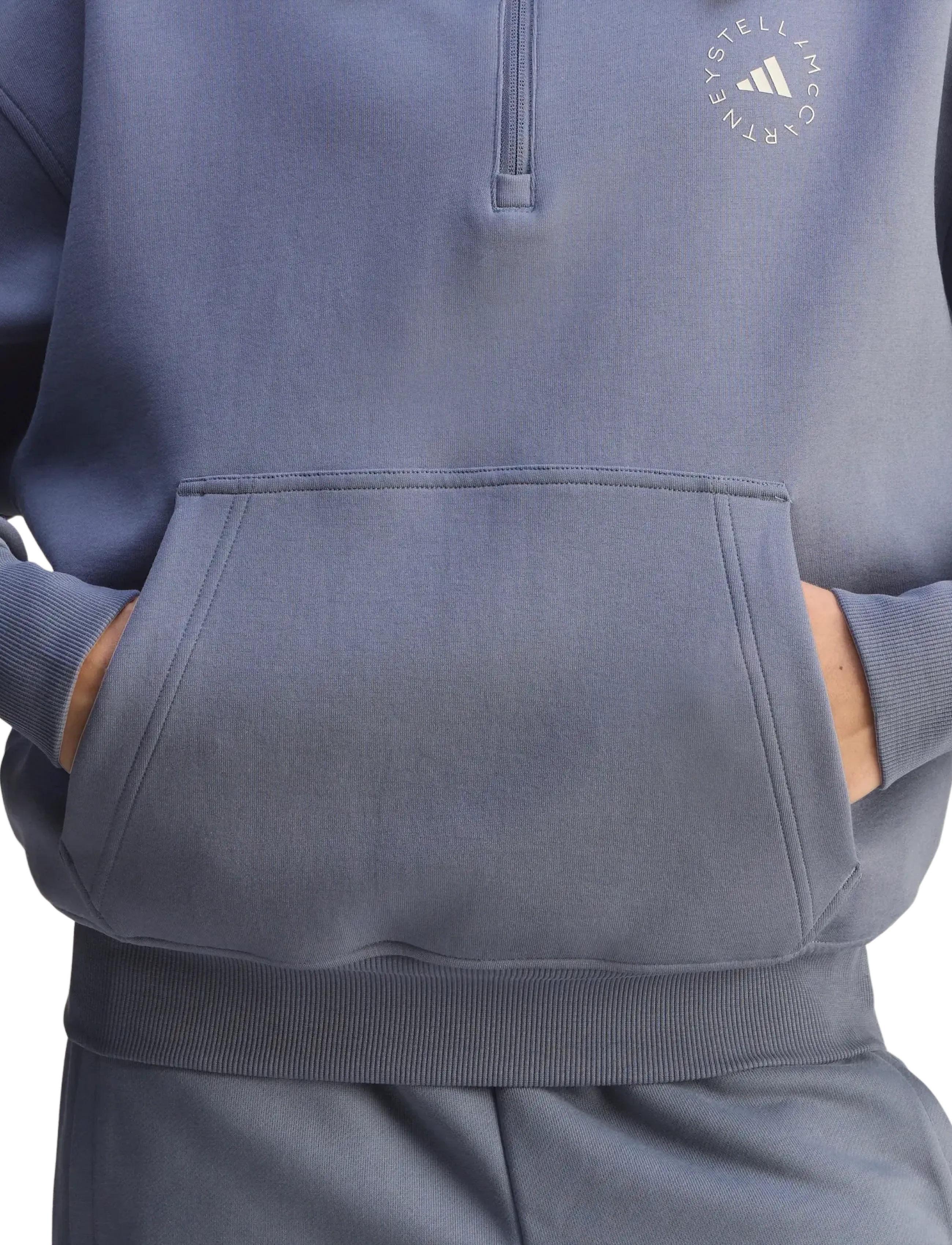 adidas by Stella McCartney - aSMC HALFZIP HD - hoodies - onix - 5