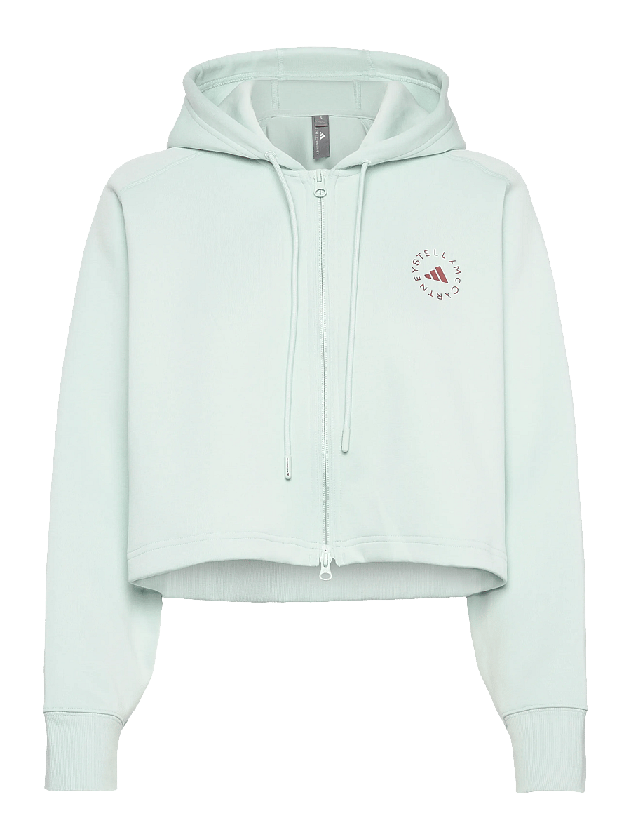 adidas by Stella McCartney - aSMC CRO HOODIE - overdele - vapgrn - 1
