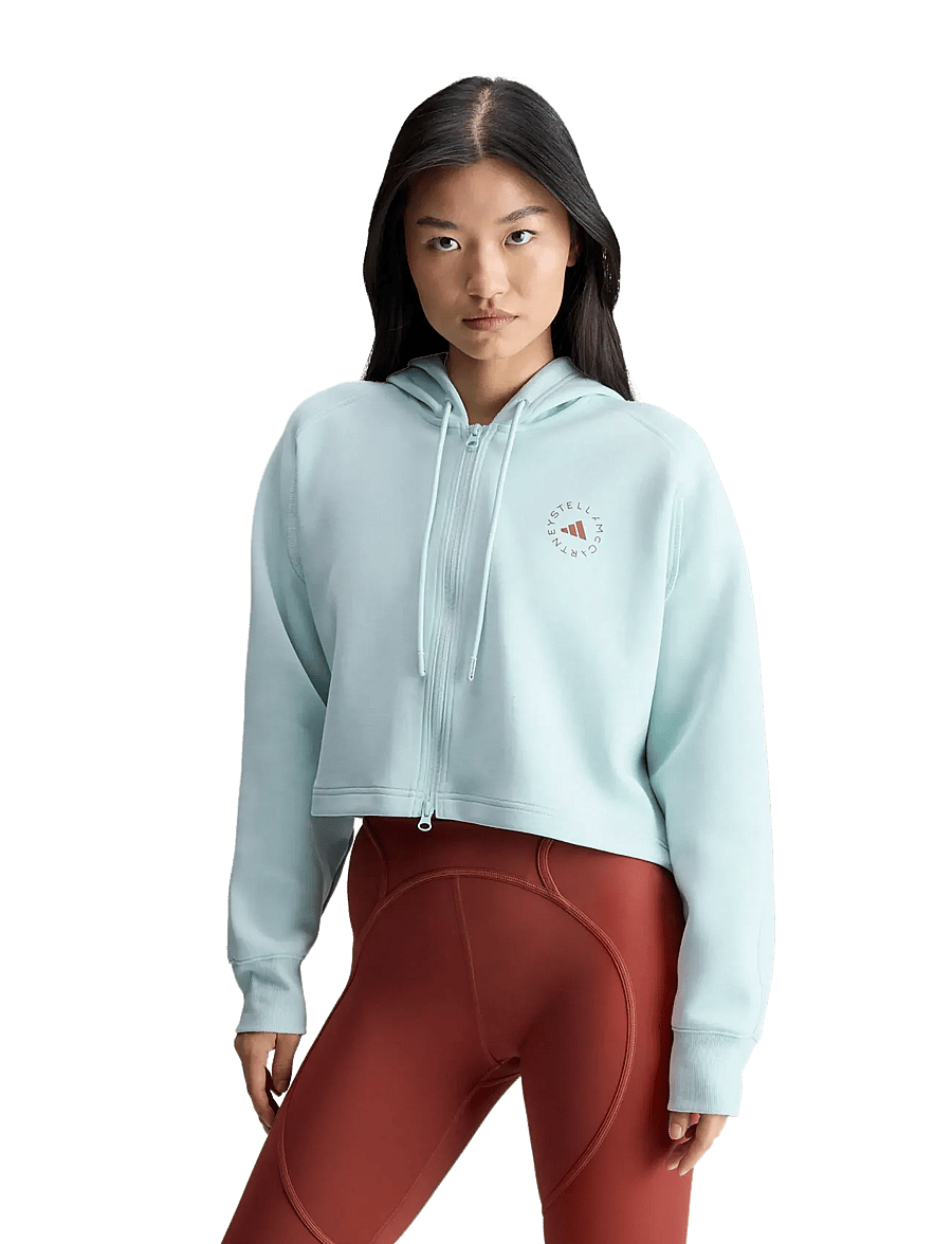 adidas by Stella McCartney - aSMC CRO HOODIE - overdele - vapgrn - 3
