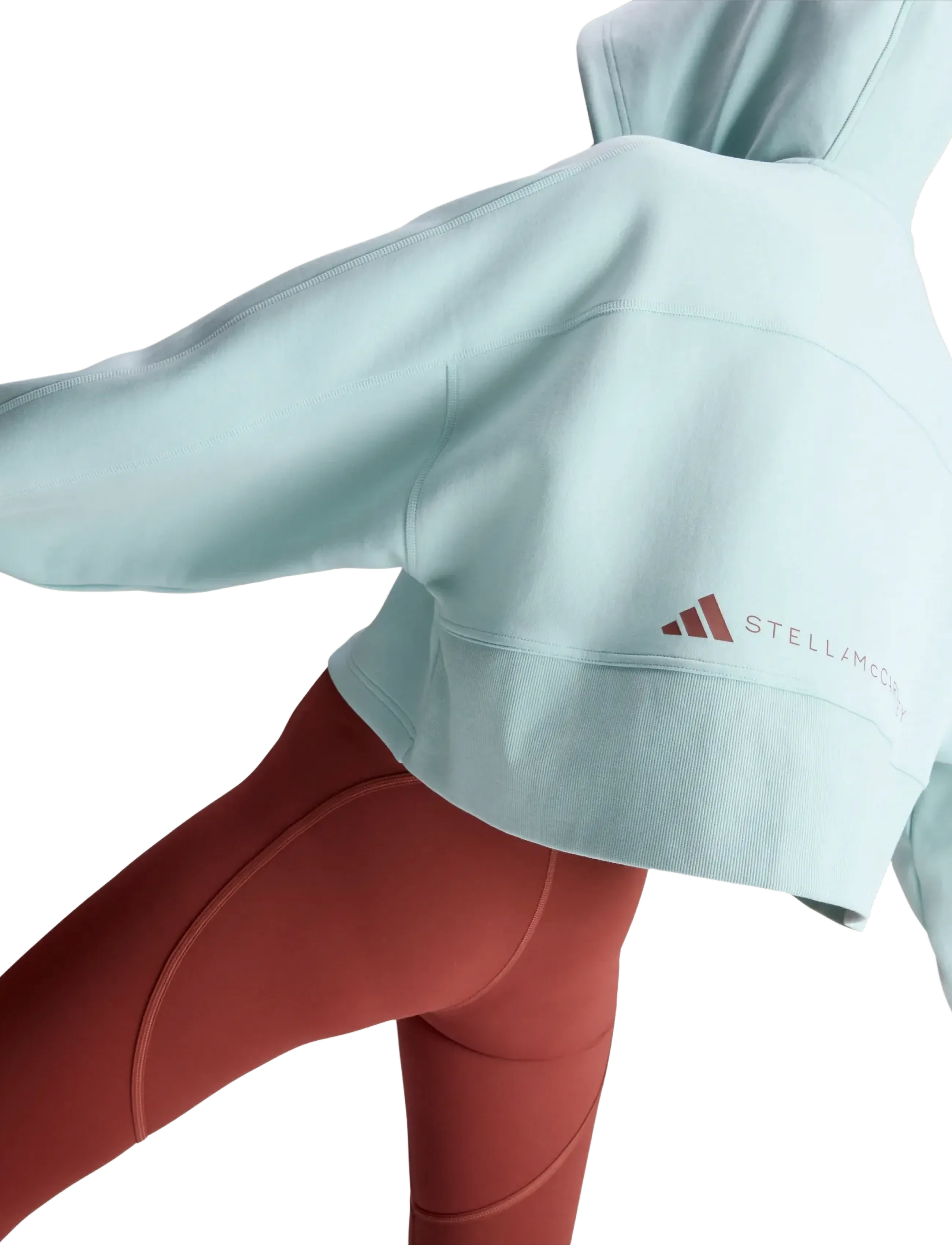 adidas by Stella McCartney - aSMC CRO HOODIE - overdele - vapgrn - 5