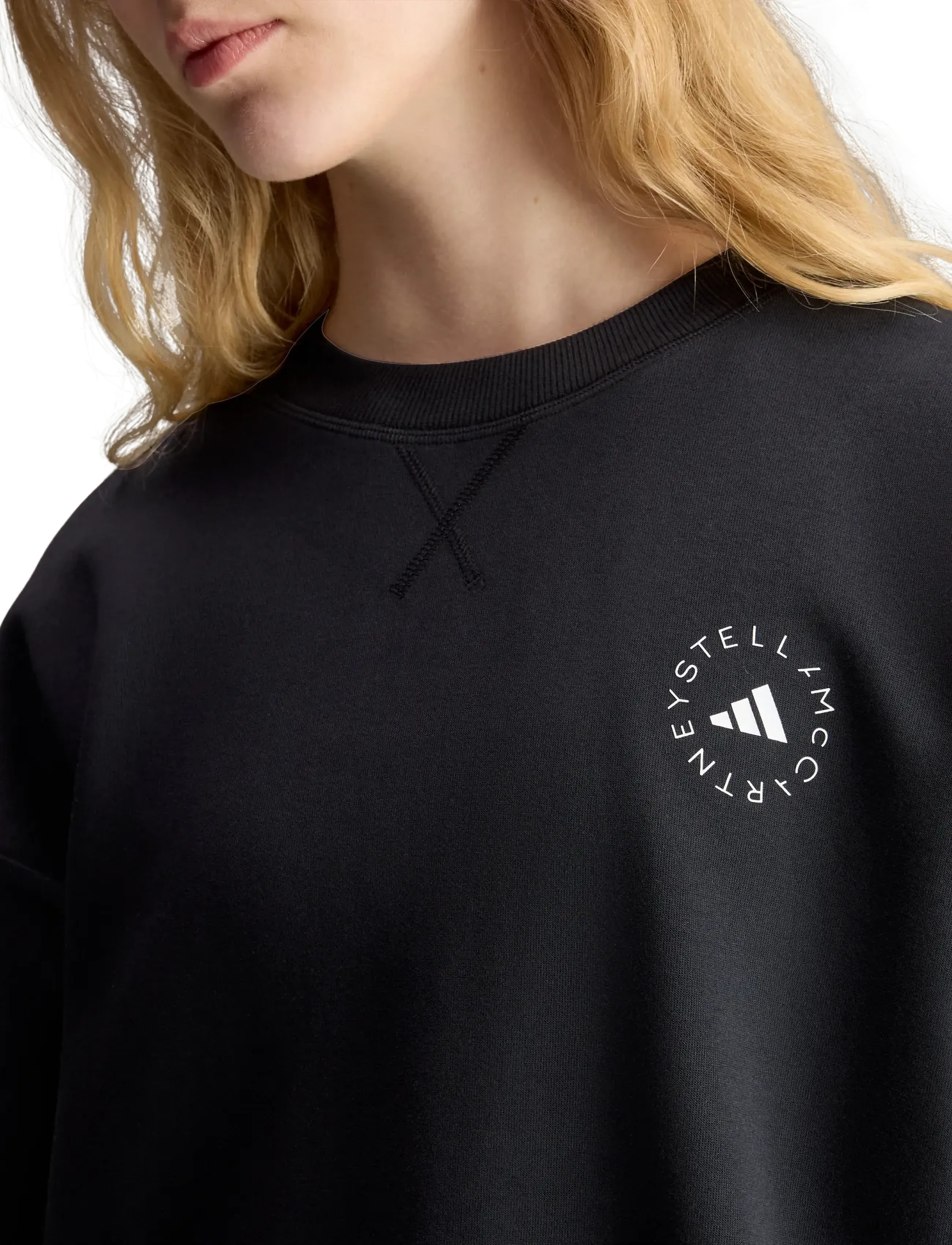 adidas by Stella McCartney - aSMC LOOSE SS - Överdelar - black - 4