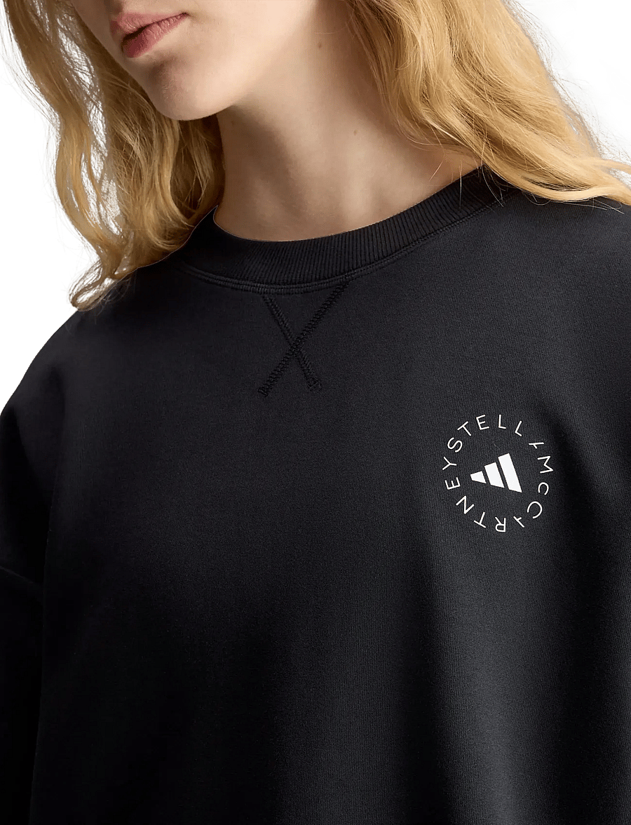 adidas by Stella McCartney - aSMC LOOSE SS - sweatshirts - black - 4